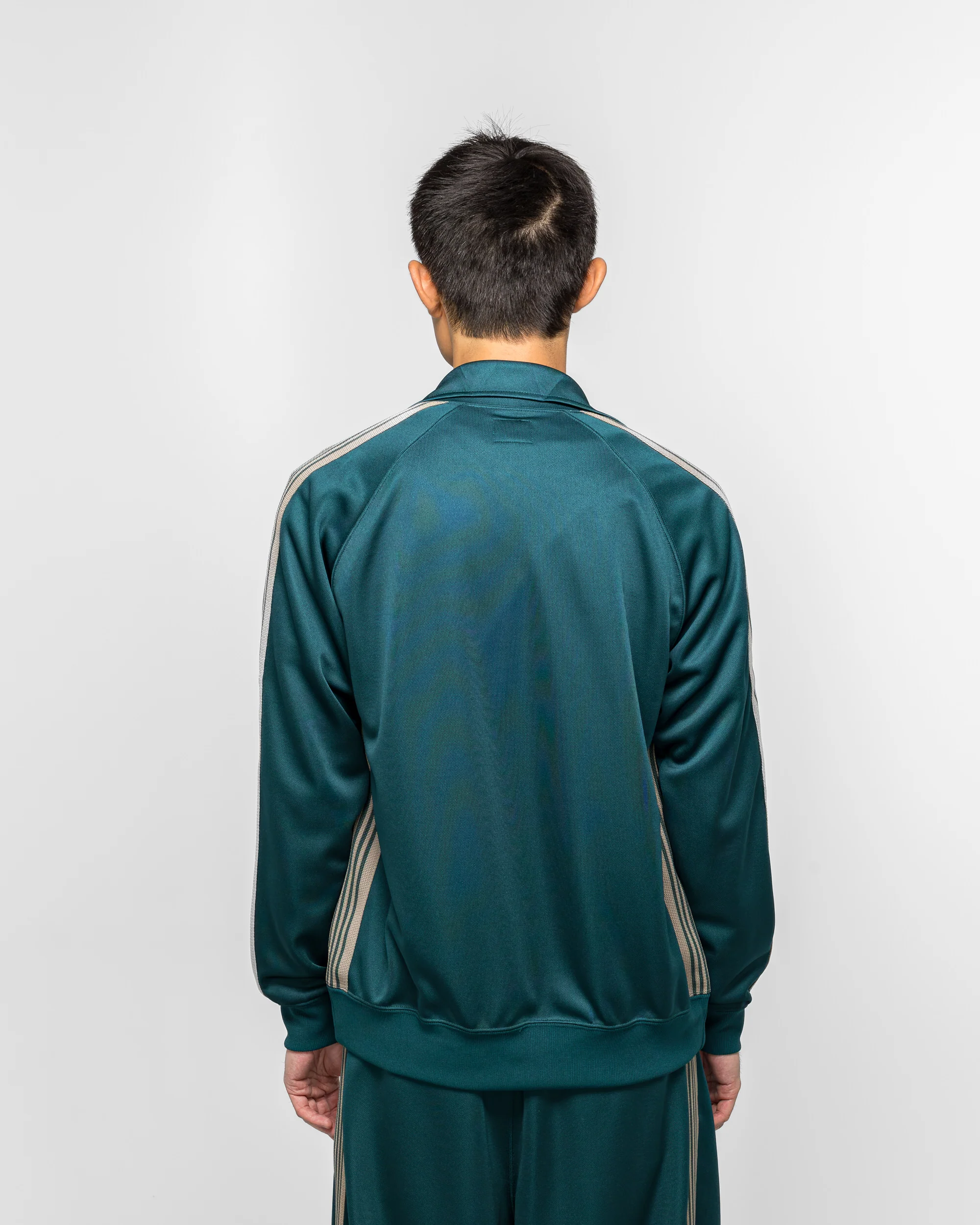 Track Jacket - Green Poly Smooth - Image 4