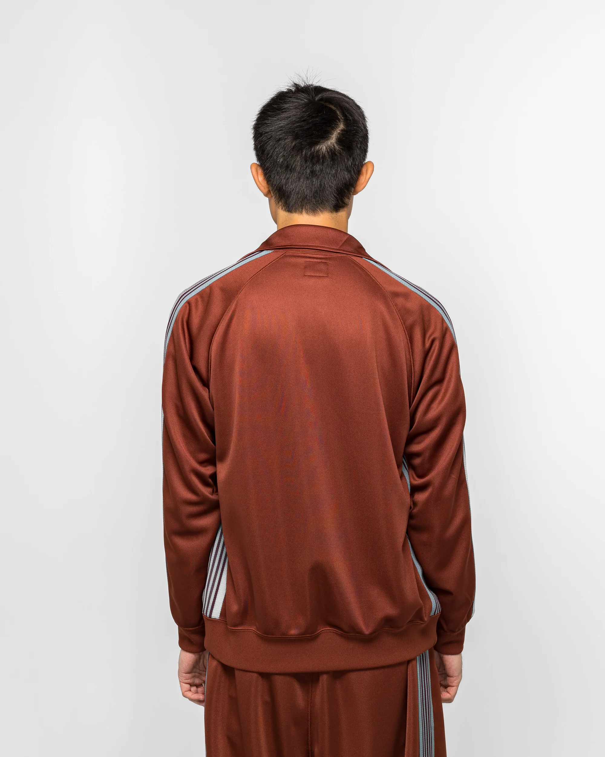 Track Jacket - Rust Poly Smooth - Image 4