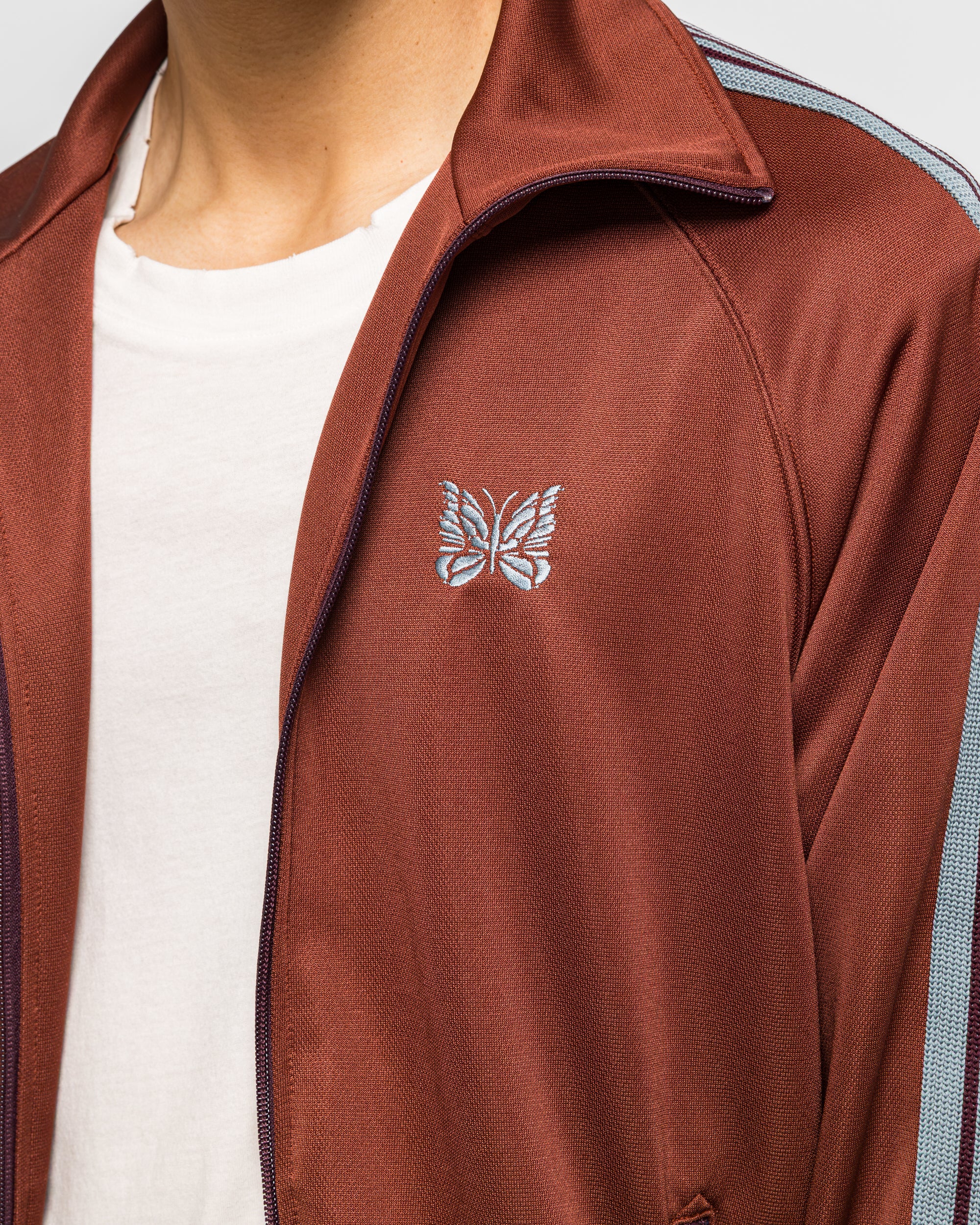 Track Jacket - Rust Poly Smooth - Image 5