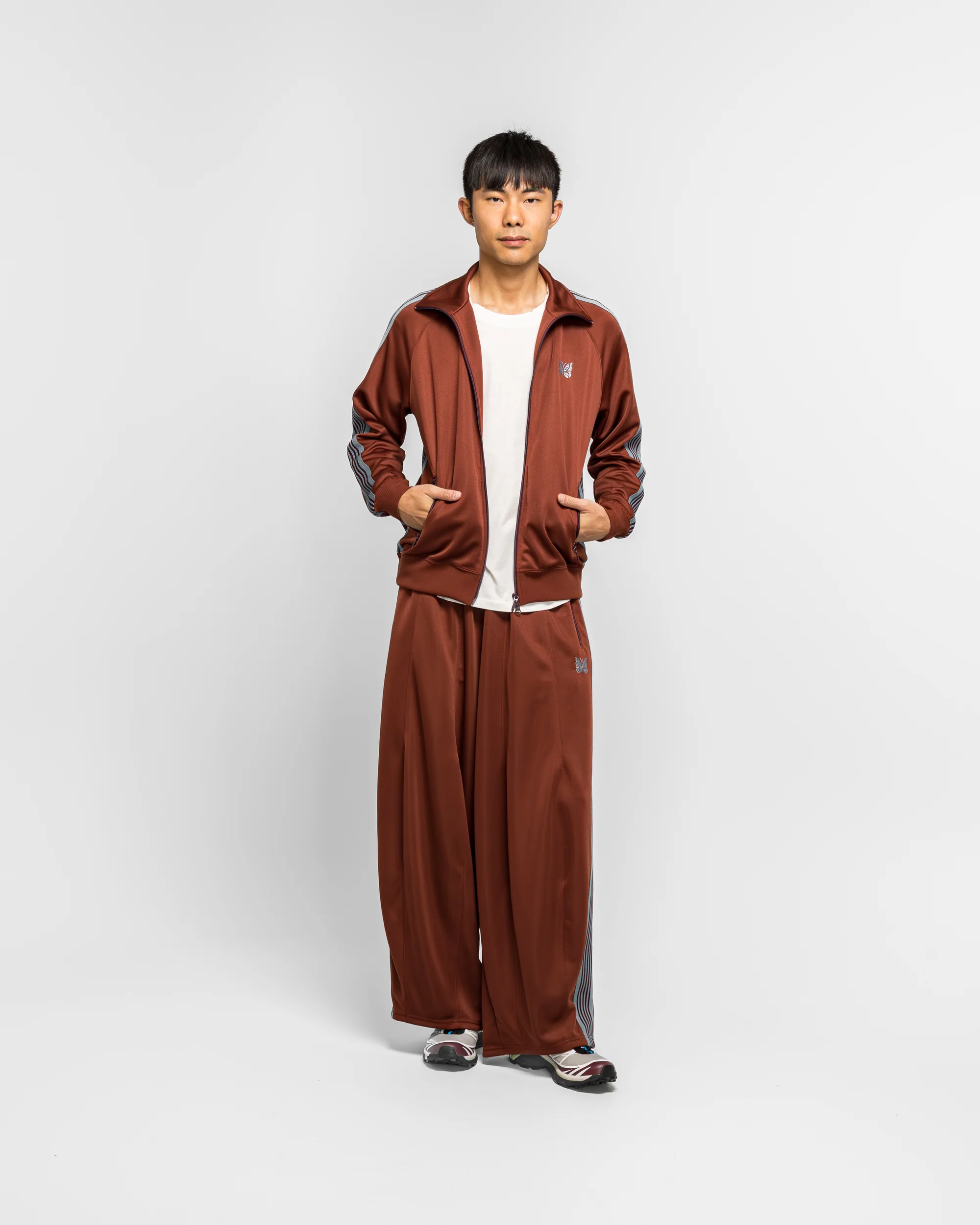 Track Jacket - Rust Poly Smooth - Image 6