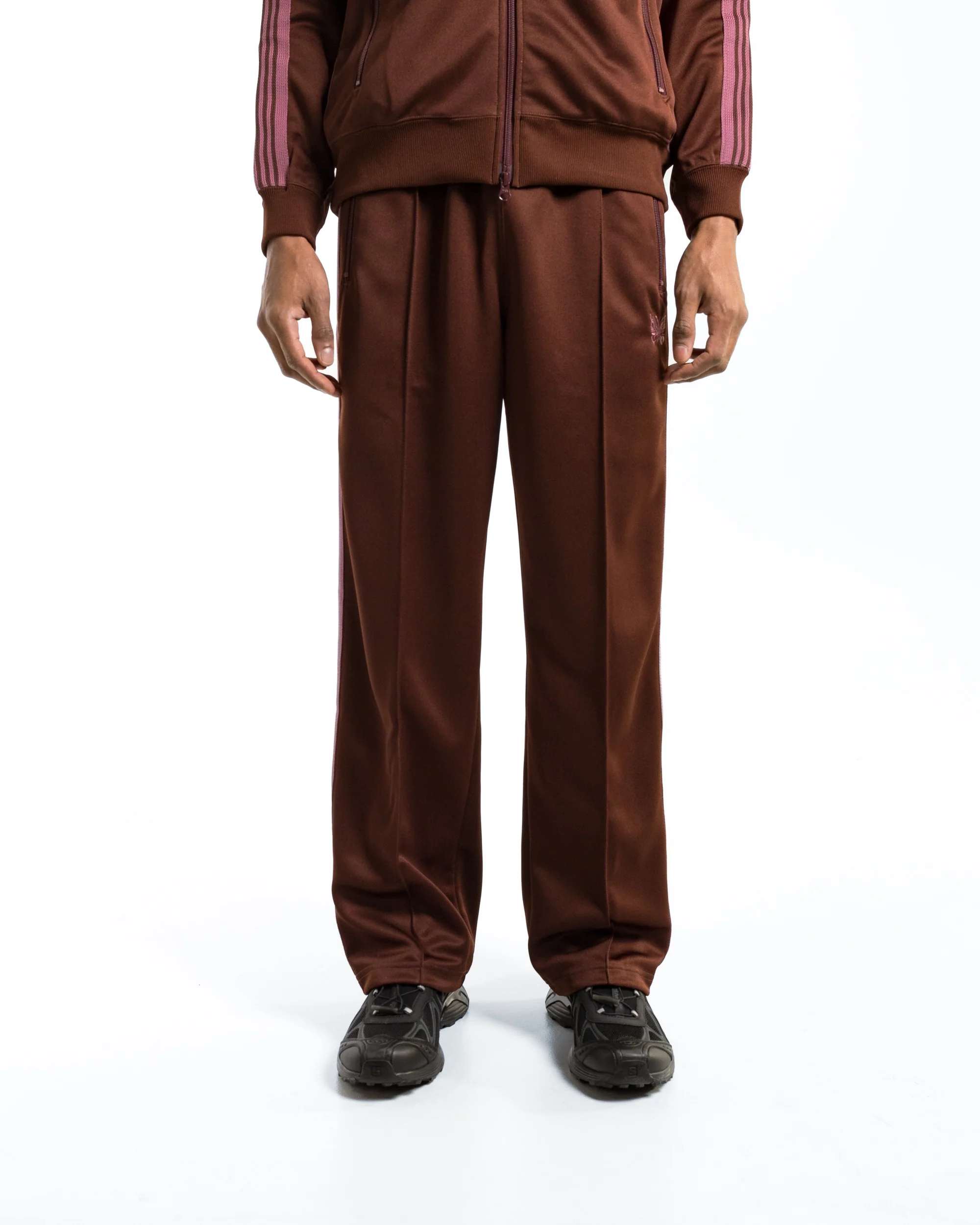 Track Pant - Brown Poly Smooth - Image 2