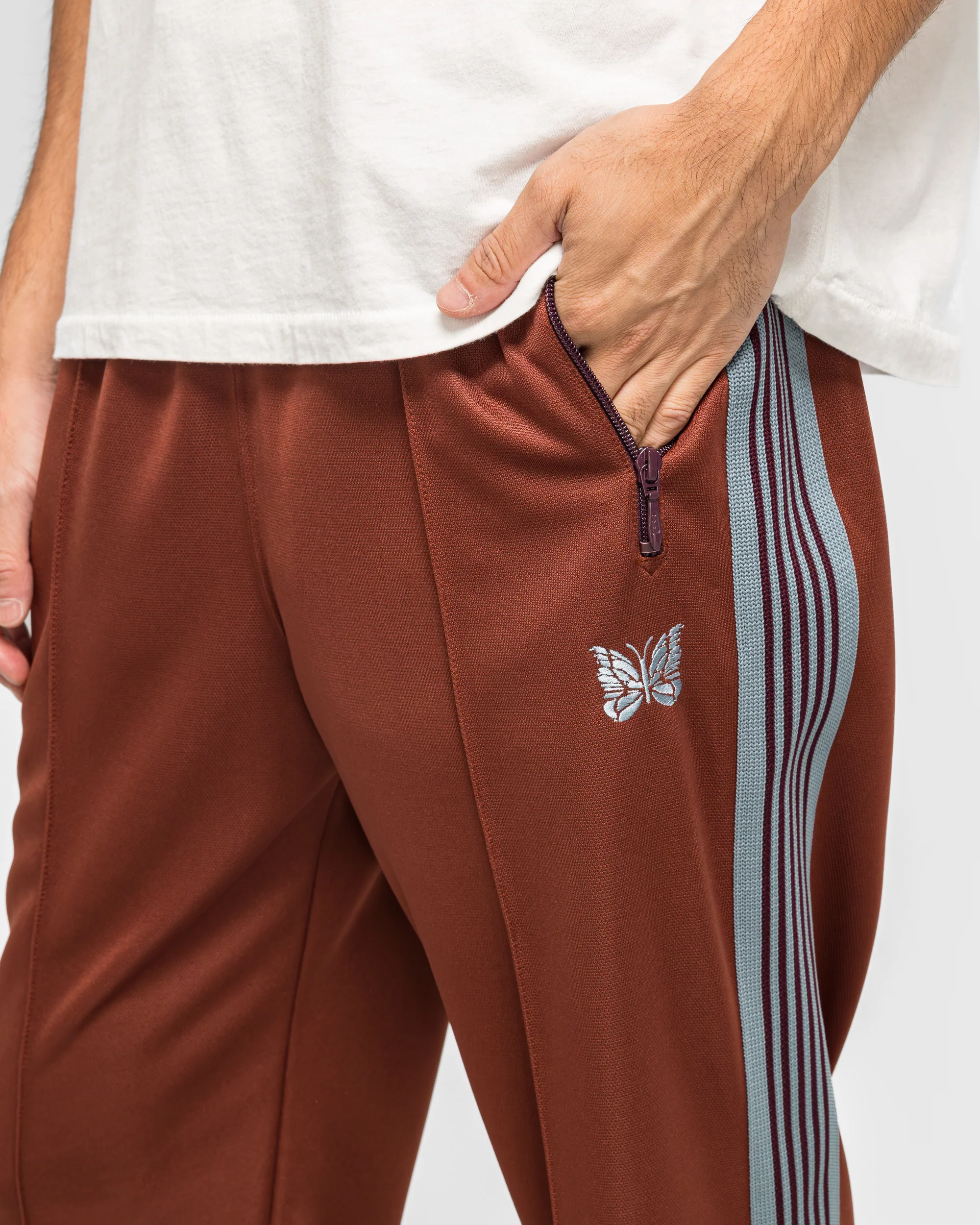 Track Pant - Rust Poly Smooth - Image 5