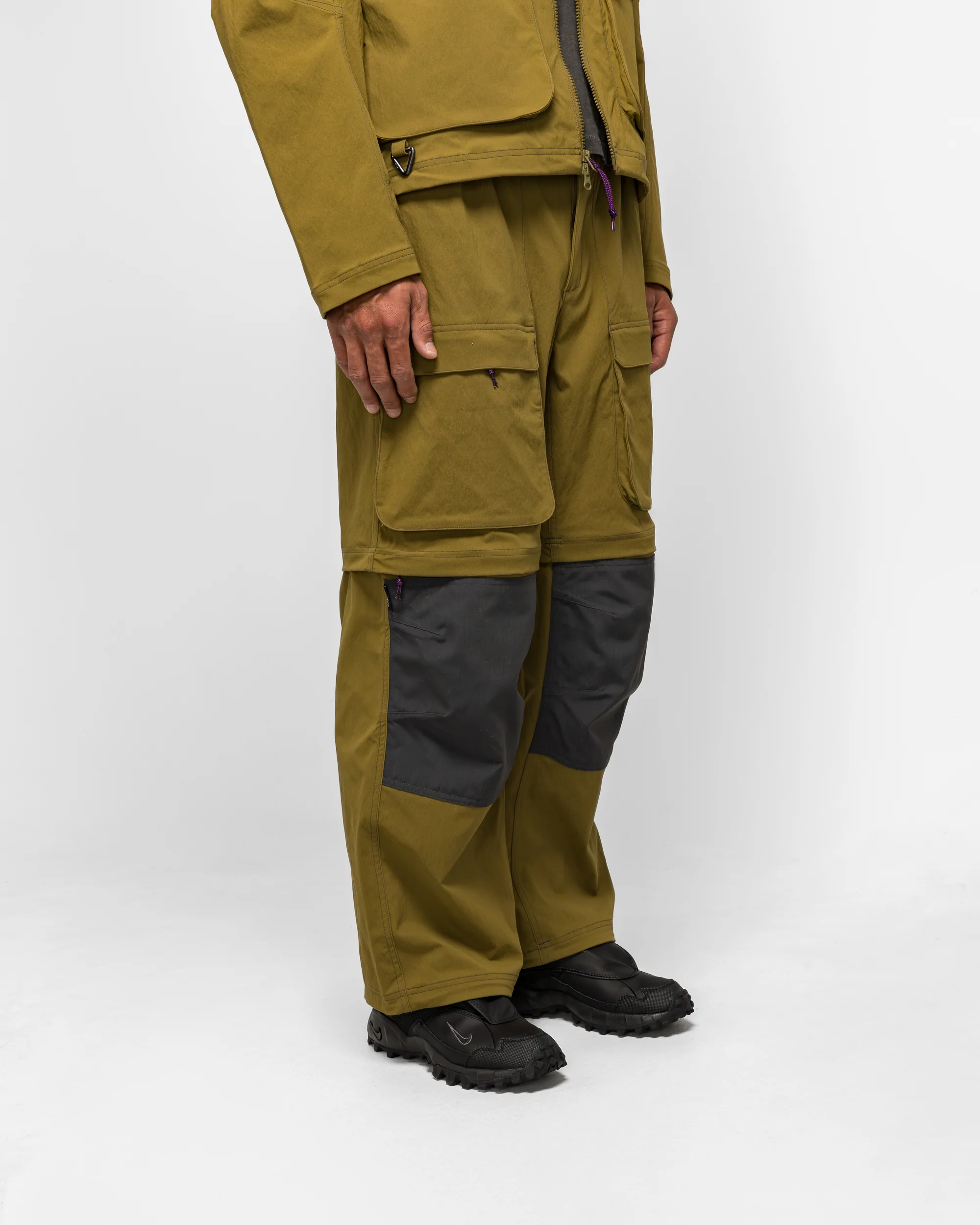 Zip Smith Summit Cargo Pant - Olive Flak/Anthracite-Summit White - Image 3
