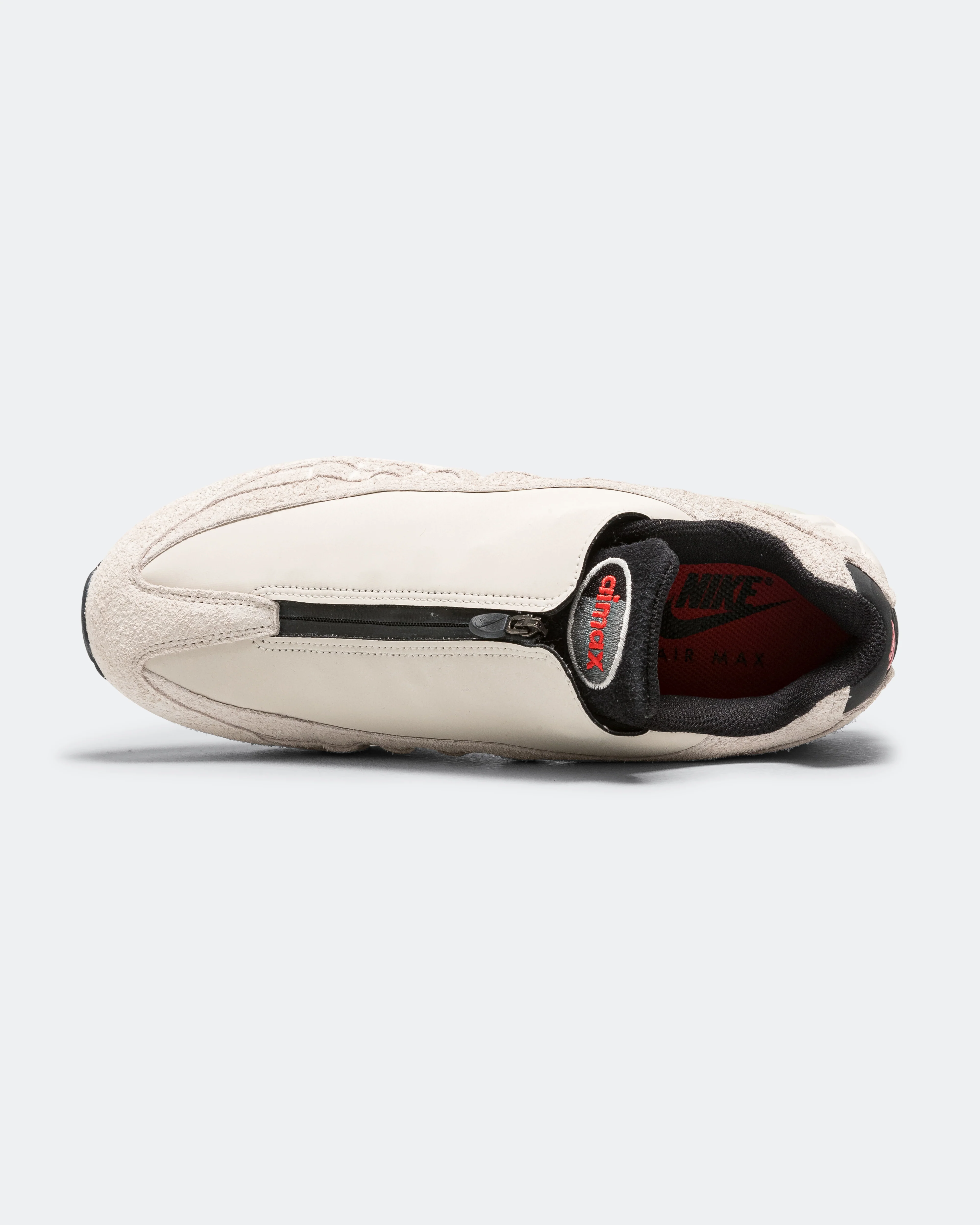Air Max 95 Big Bubble Zip SP - Phantom/Black-Lt Crimson-Smoke Grey - Image 4