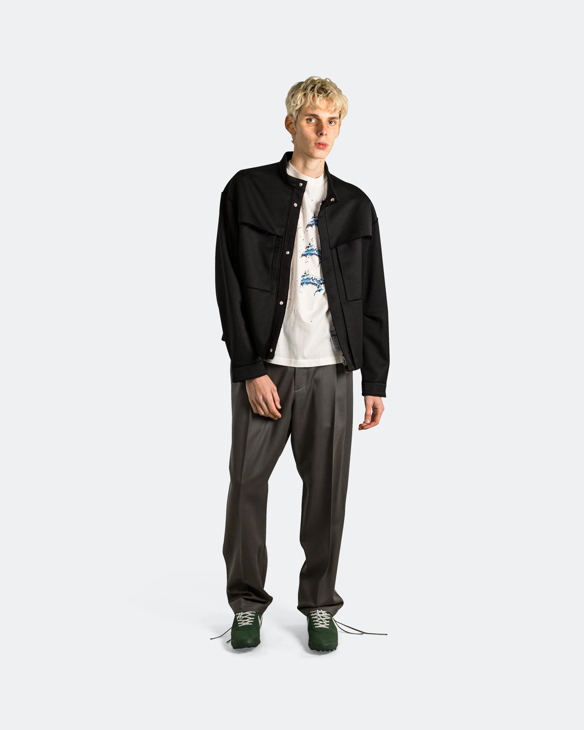 ESC Raw Cut Jacket - Black - Image 6