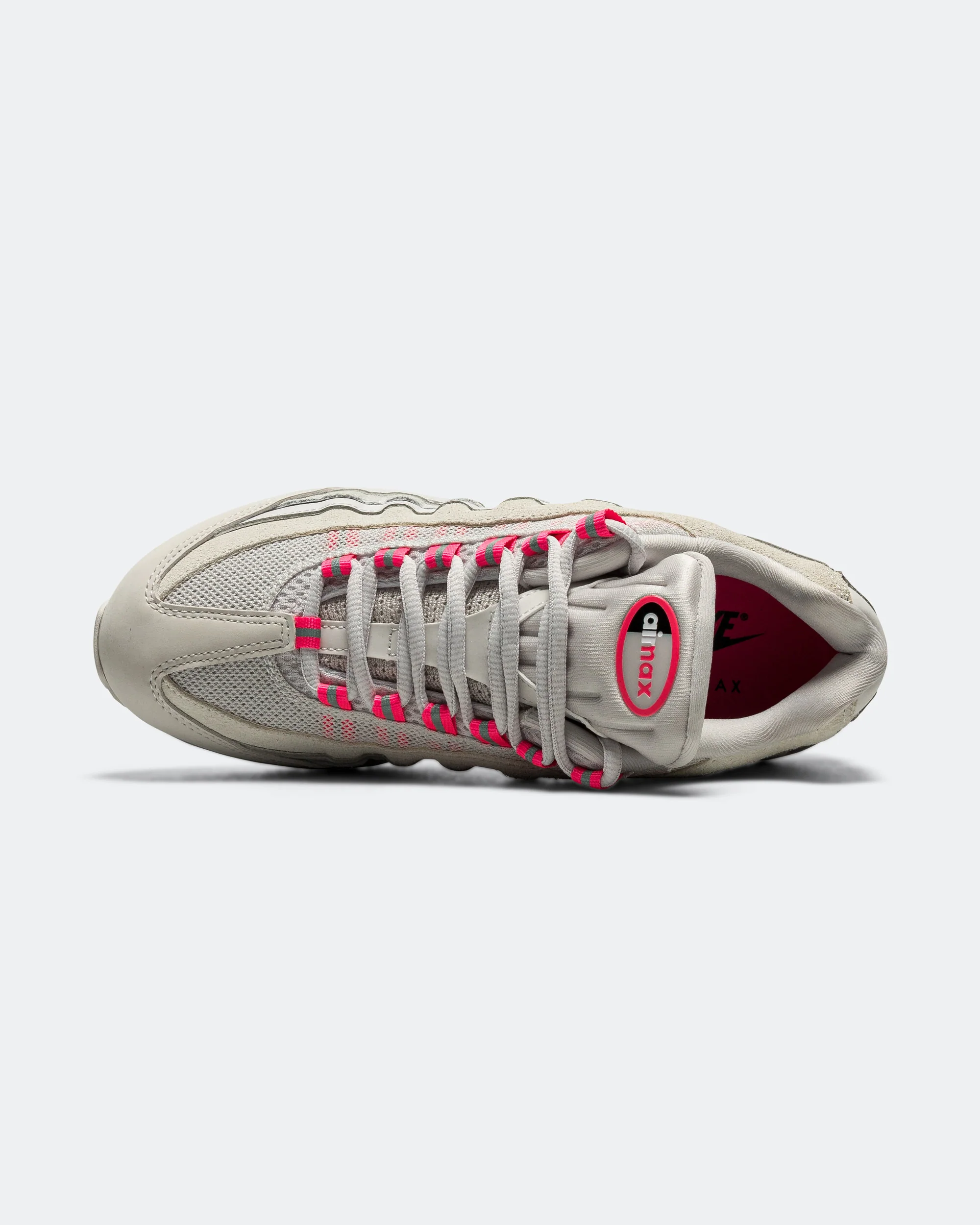 Womens Air Max 95 Big Bubble - Vast Grey/Hyper Pink-Pure Platinum - Image 4