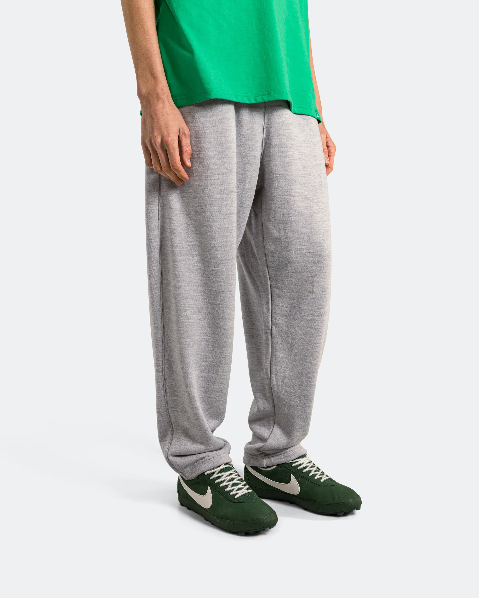 Wool Classics Fleece Pant Open Hem - Matte Silver - Image 3