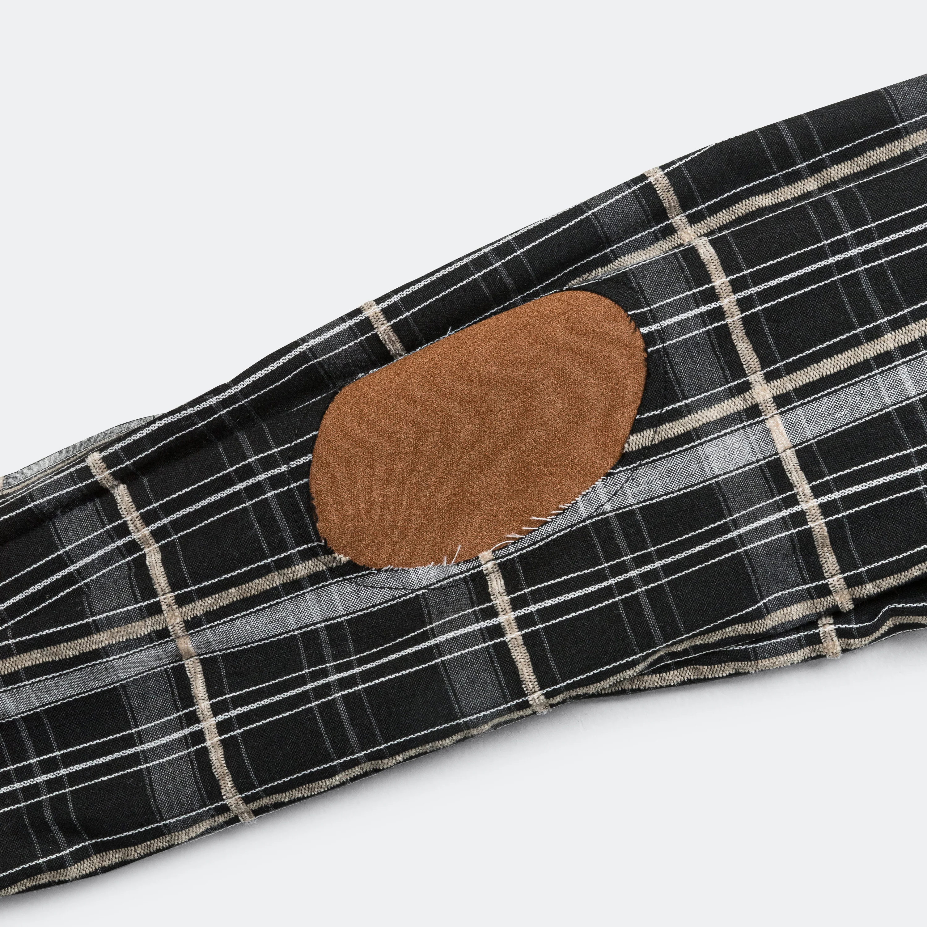 Noah Patch Check Shirt - Black - Image 5