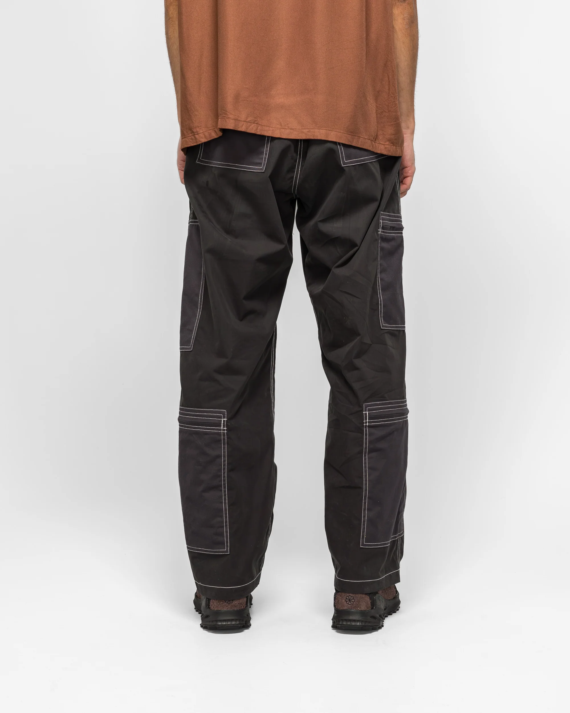 Cotton Nylon Flight Pants - Black - Image 4