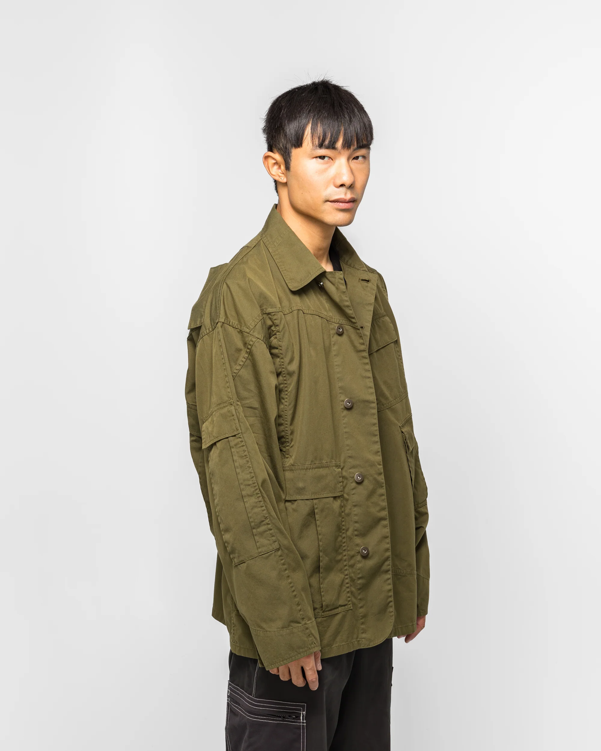 Rebuild Coverall Jacket x Needles - Olive - Image 3