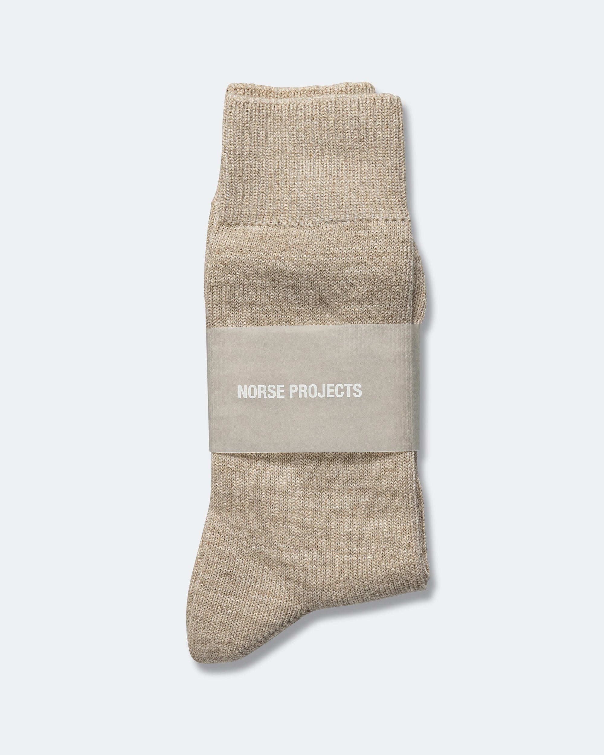 Bjarki Heavy Cotton Twist Sock - Oatmeal