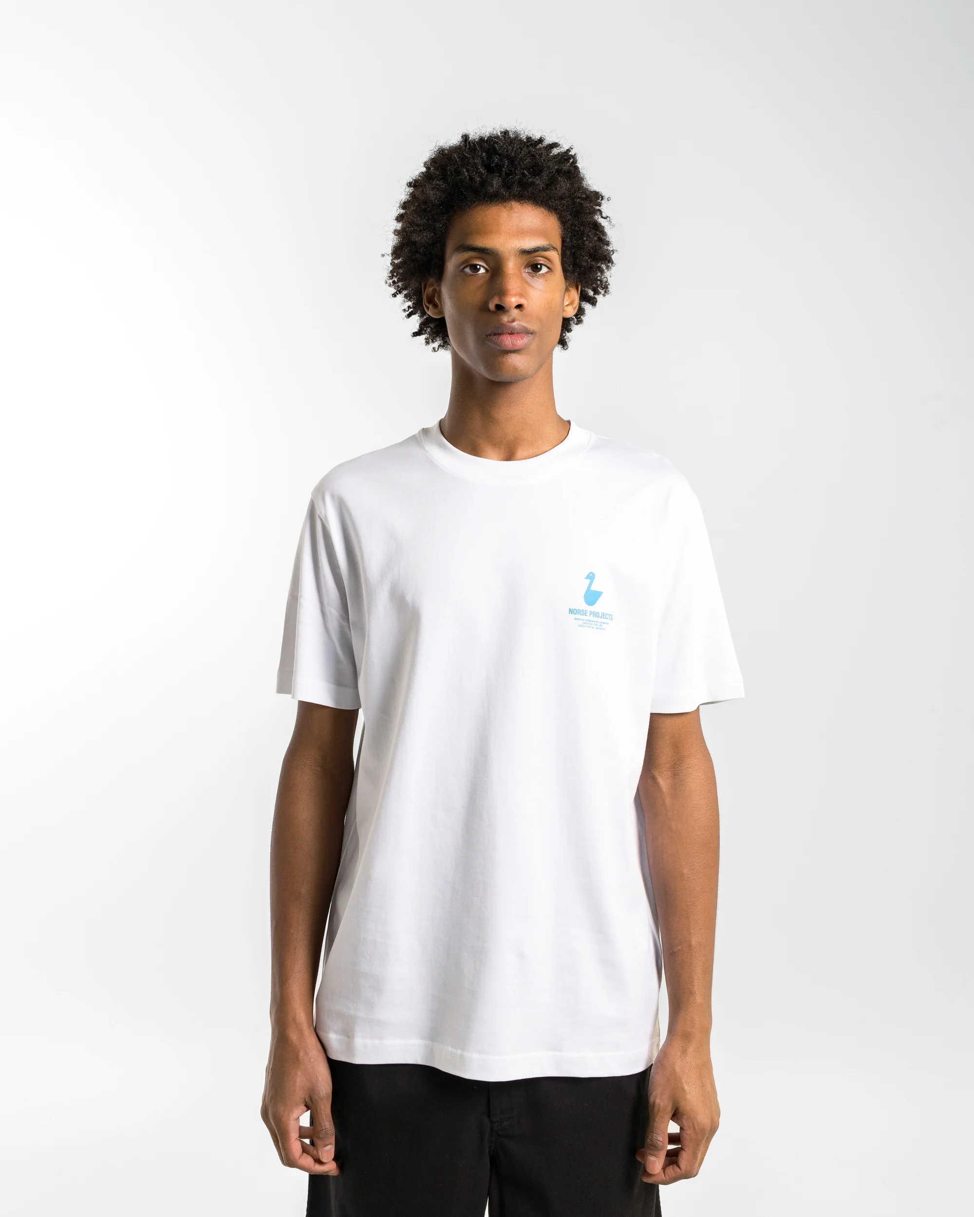 Johannes Organic The Lakes Print T-Shirt - White - Image 2