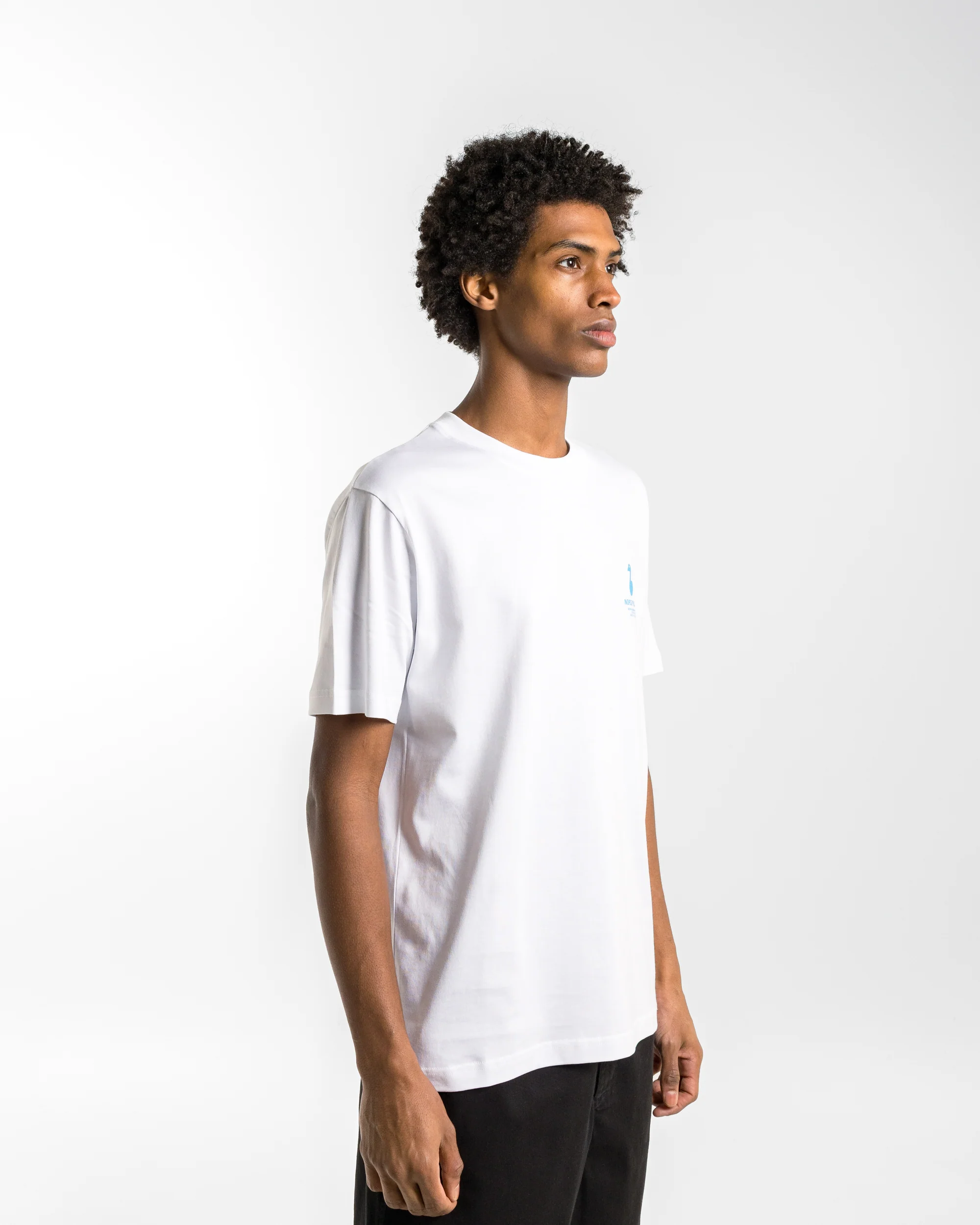 Johannes Organic The Lakes Print T-Shirt - White - Image 3
