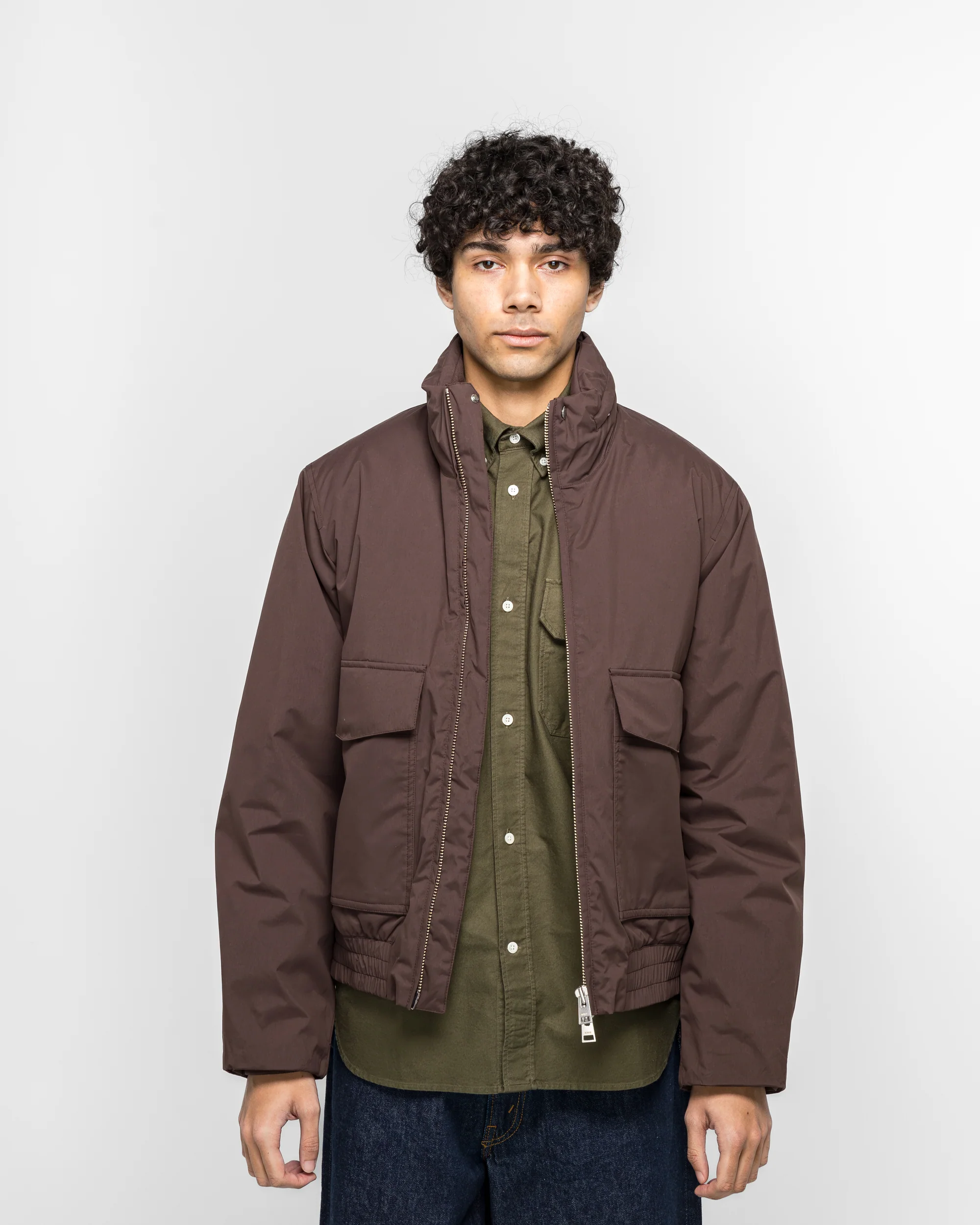 Kastrup Gore-Tex Windstopper Bomber Jacket - Seal Brown - Image 2