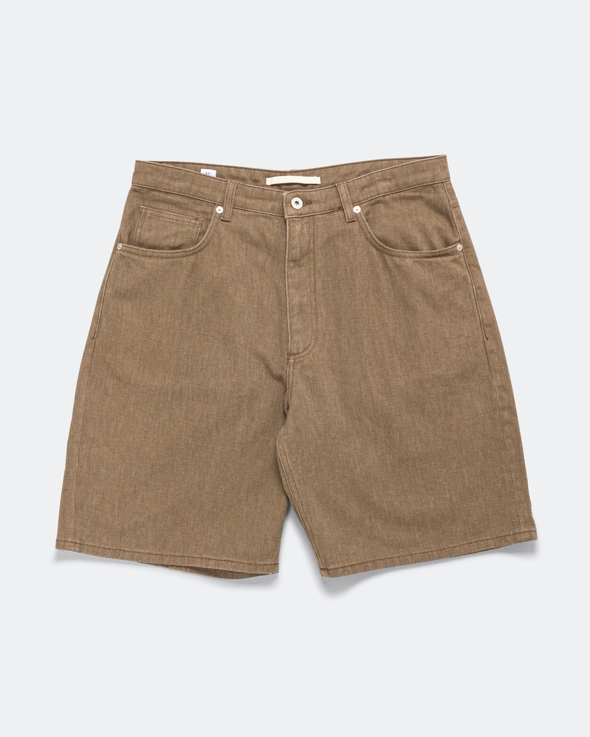 Korshavn Relaxed 5 Pocket Resist Dyed Twill Short - Walnut