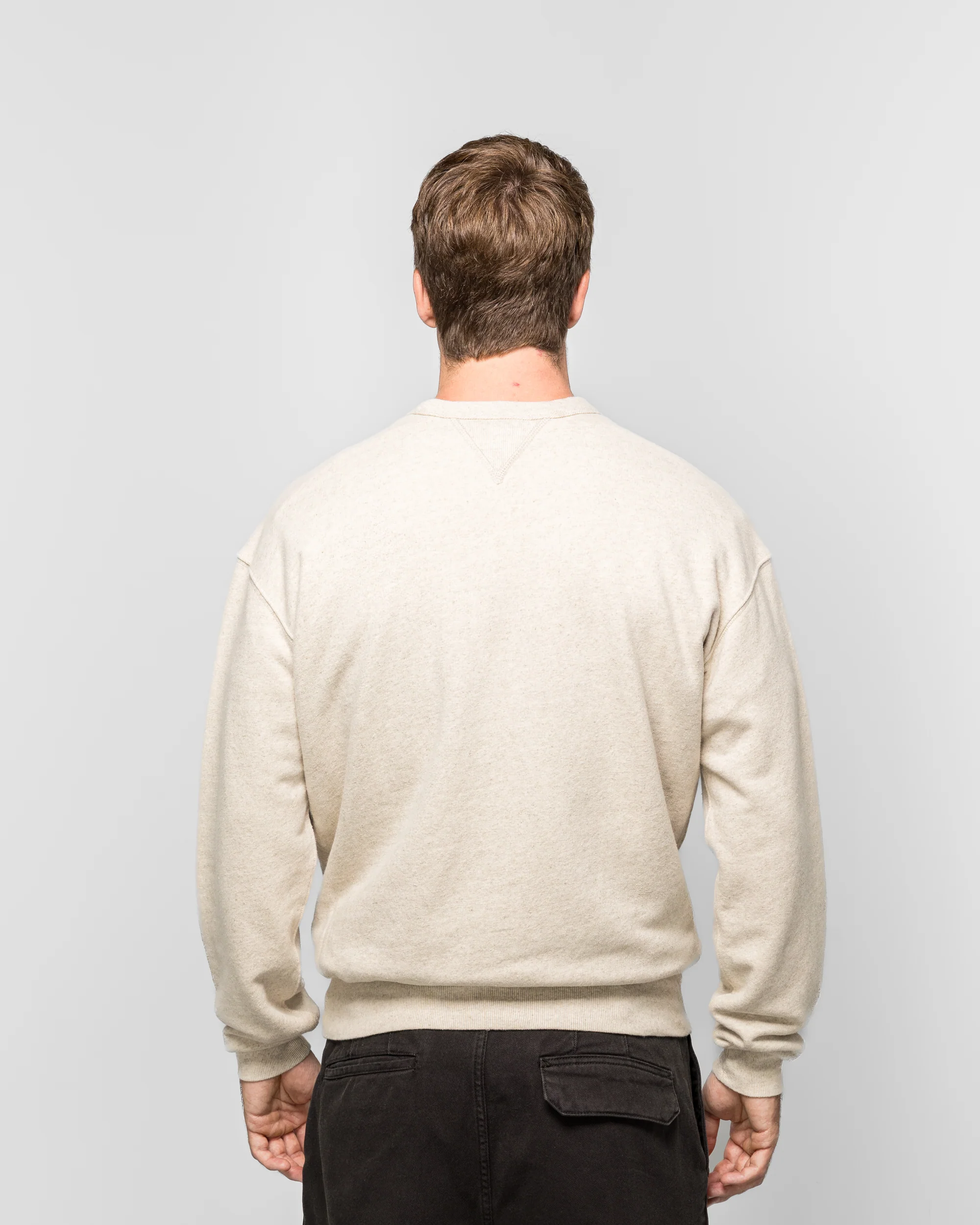 Kulhuse Cotton Linen Loopback Sweatshirt - Natural - Image 4