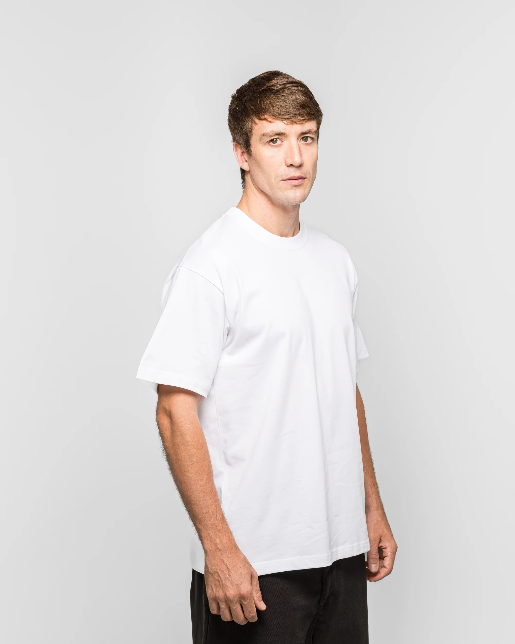 Standard Heavy Loose Tee - White - Image 3
