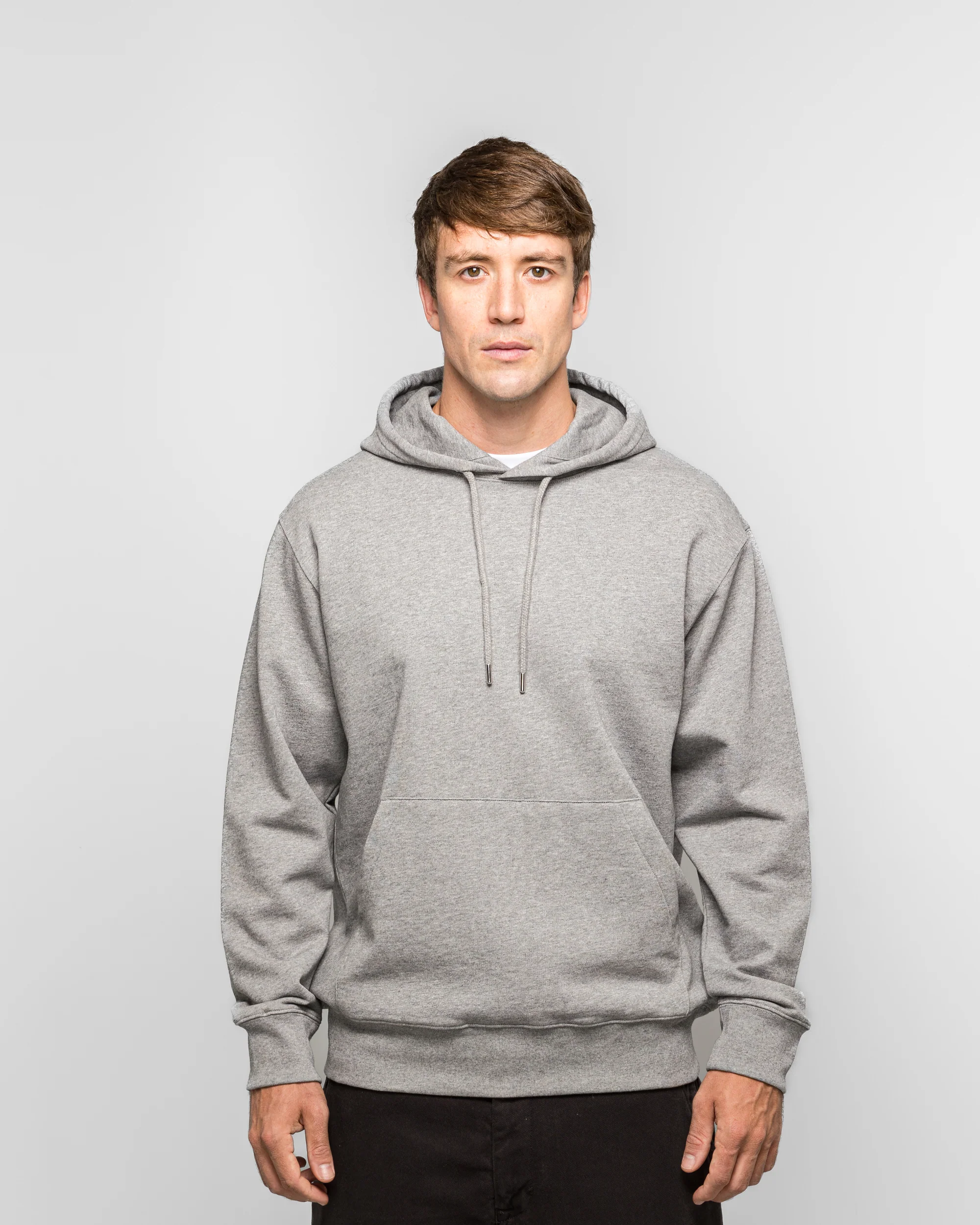 Standard Hoodie - Grey Melange - Image 2