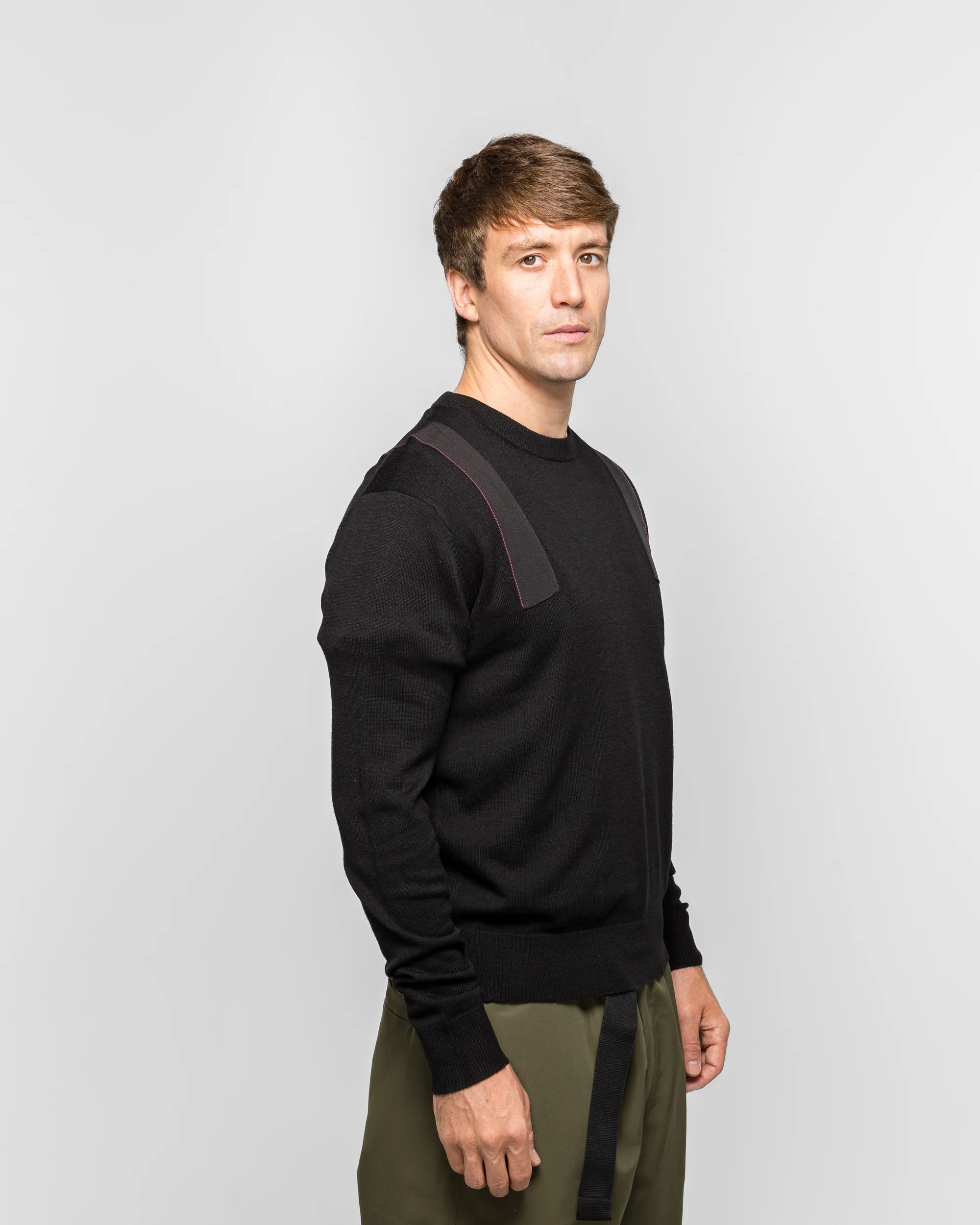 Applied Tape Knit - Black - Image 3