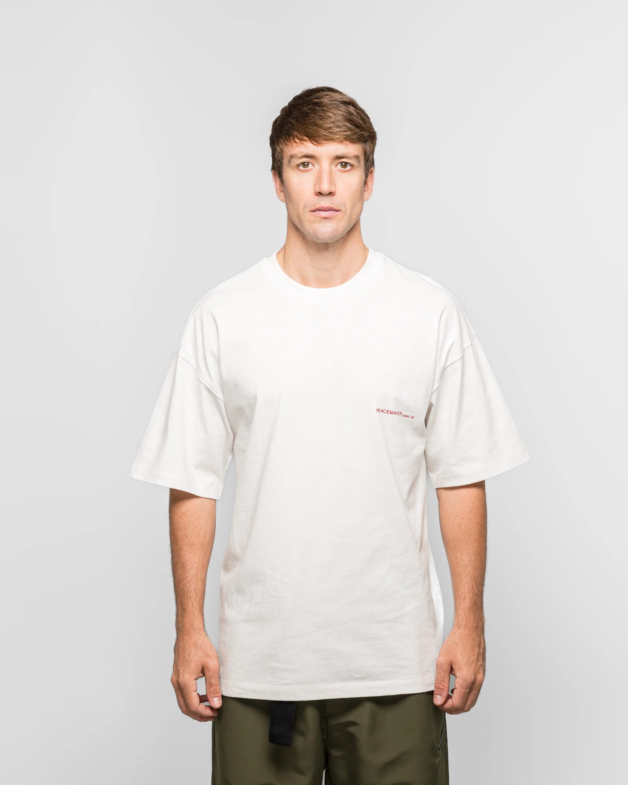 Oversize Keys Print Tee - White - Image 2