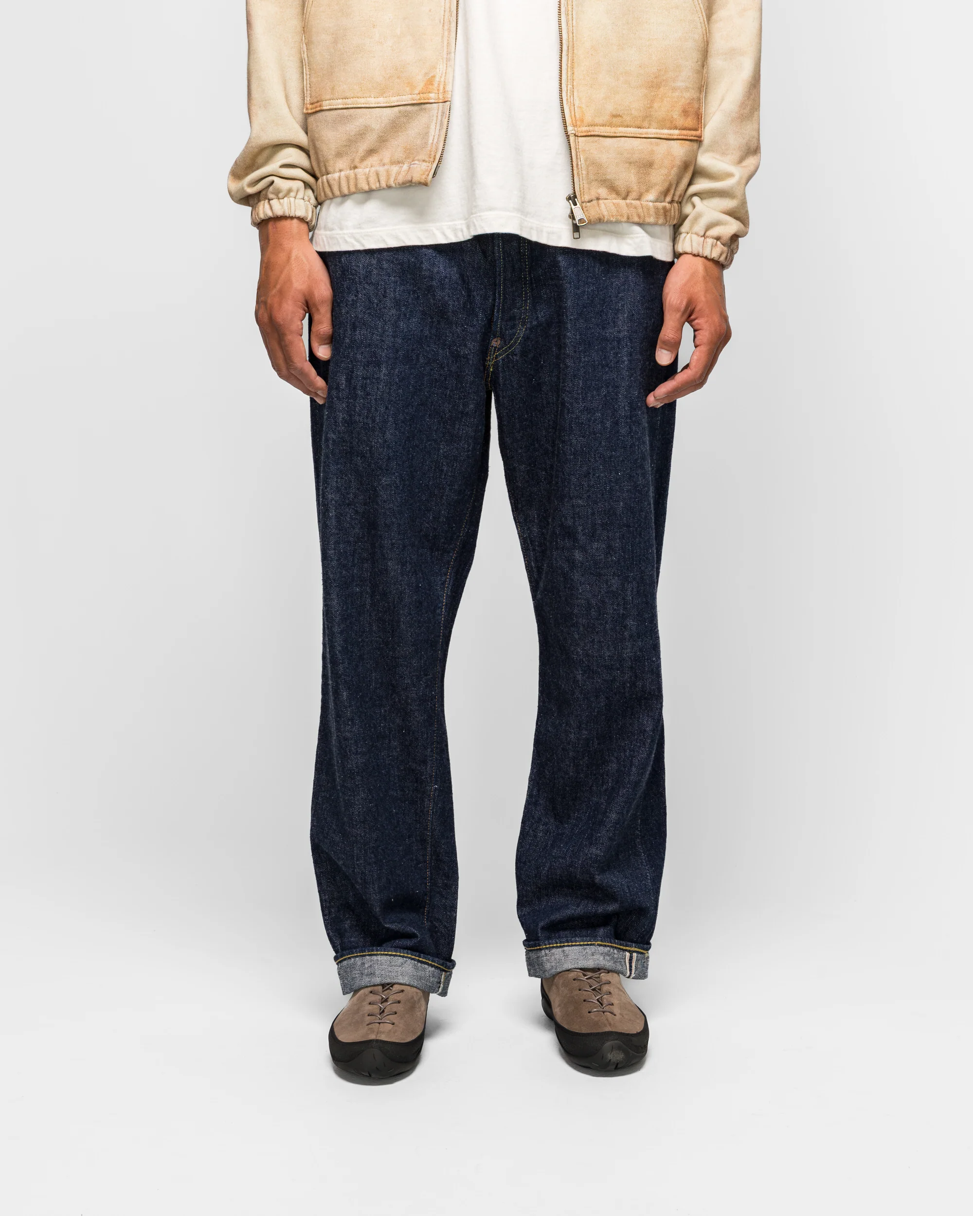 Grand Dad's Fit Denim Pants - One Wash - Image 2