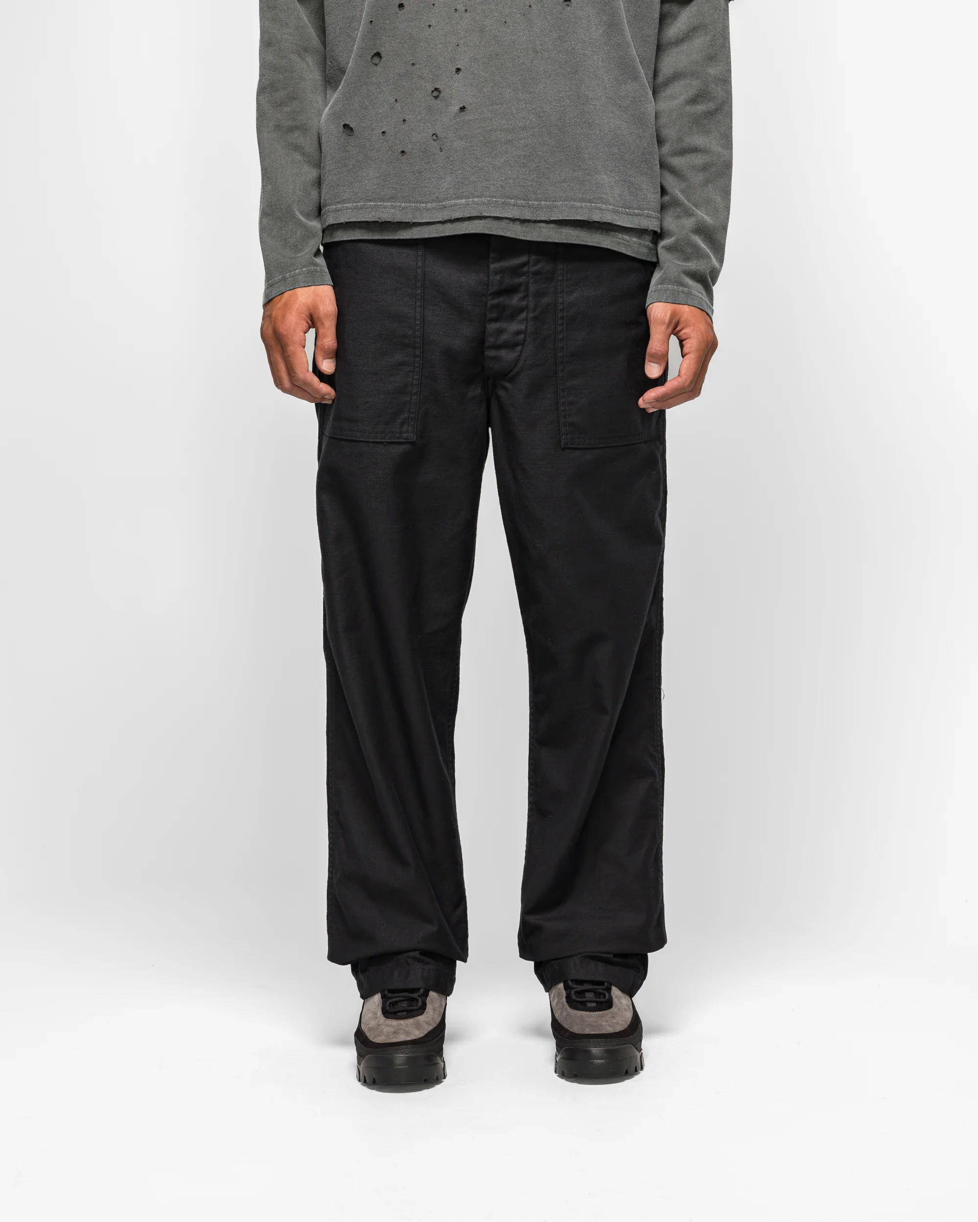 US Army Fatigue Pants (Regular Fit) - Black - Image 2
