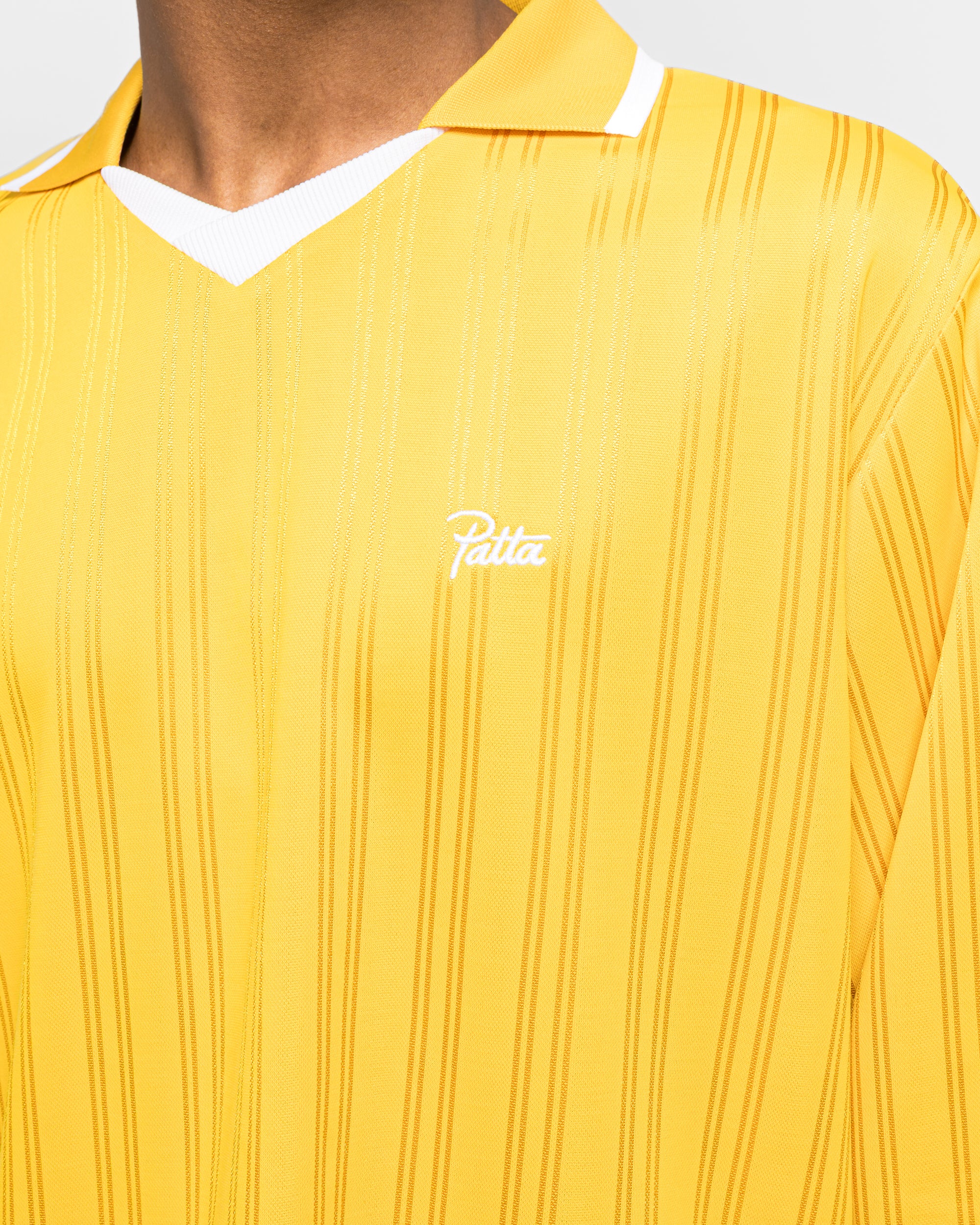 Jacquard Striped Long Sleeve - Golden Rod - Image 5