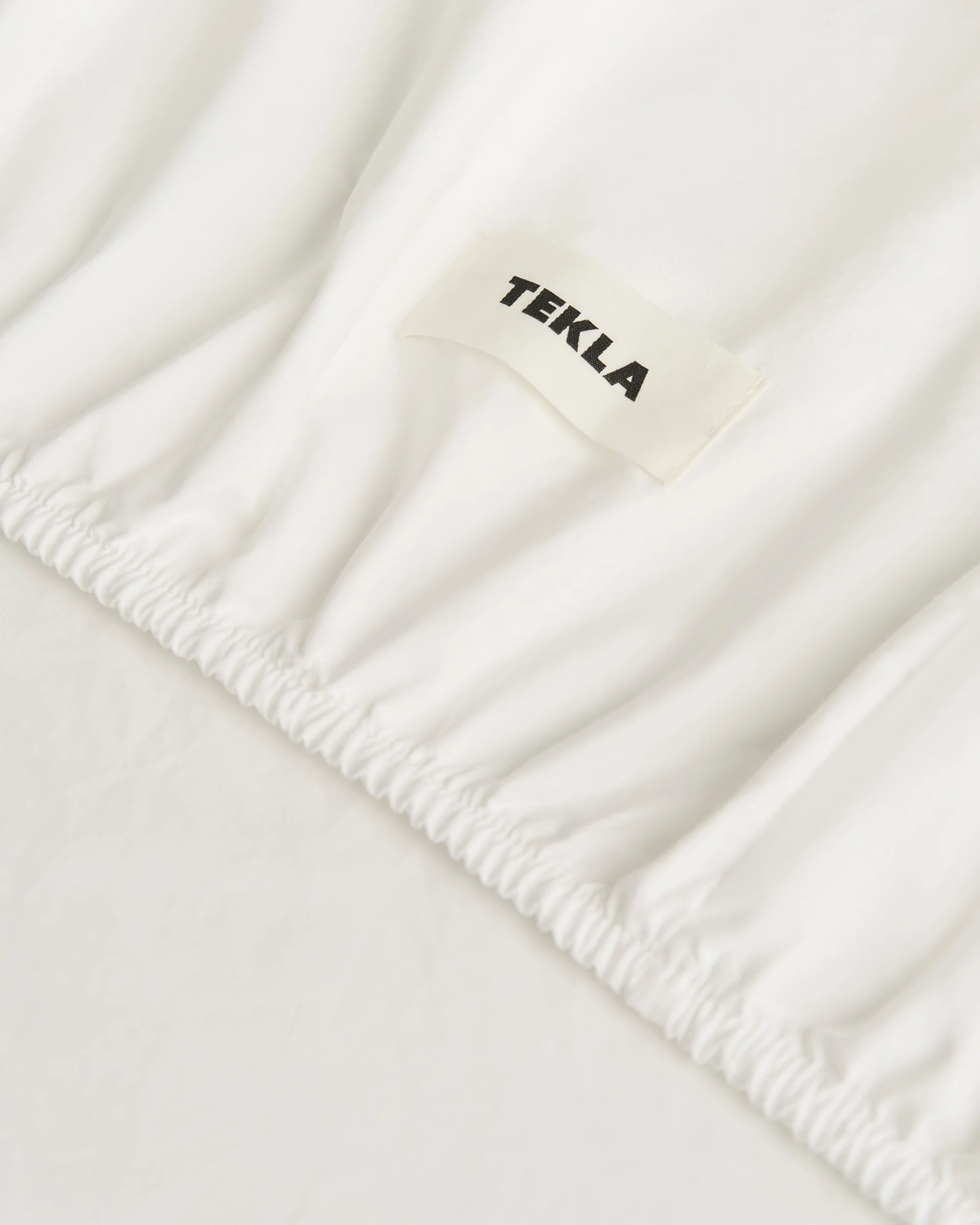 Percale Fitted Sheet - Broken White
