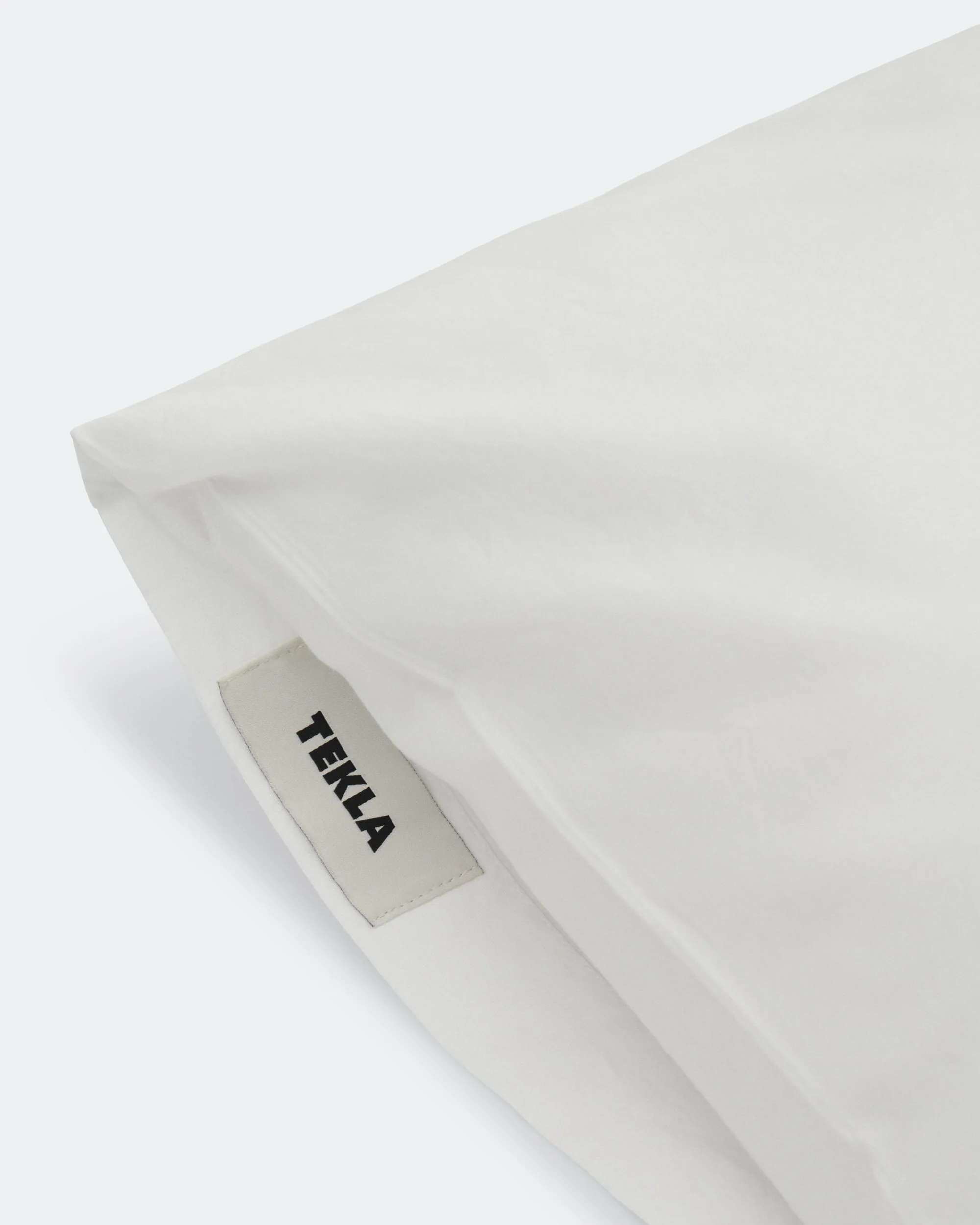 Percale Pillow Case - Broken White - Image 2