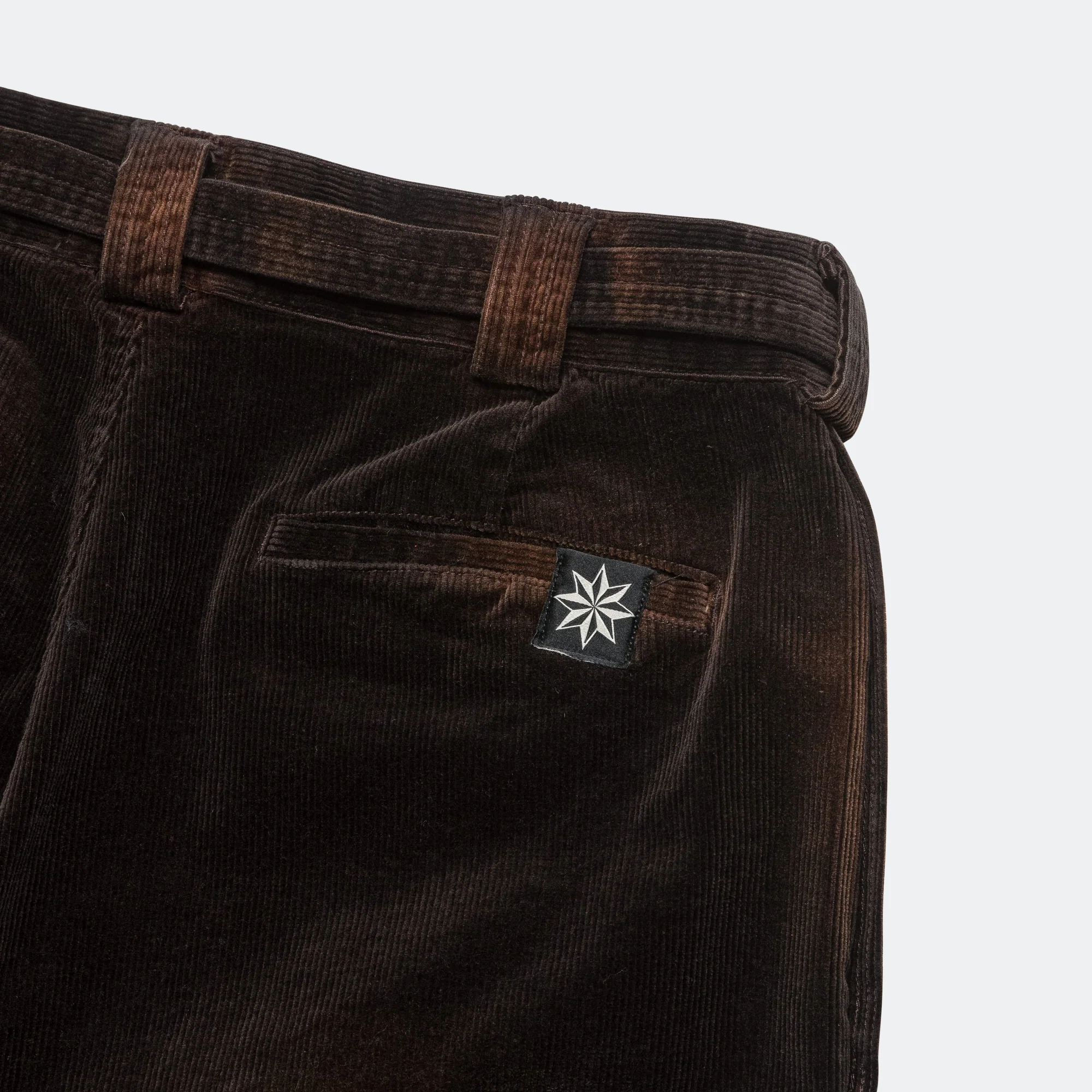 Pleated Work Pant - Washed Brown - Image 6