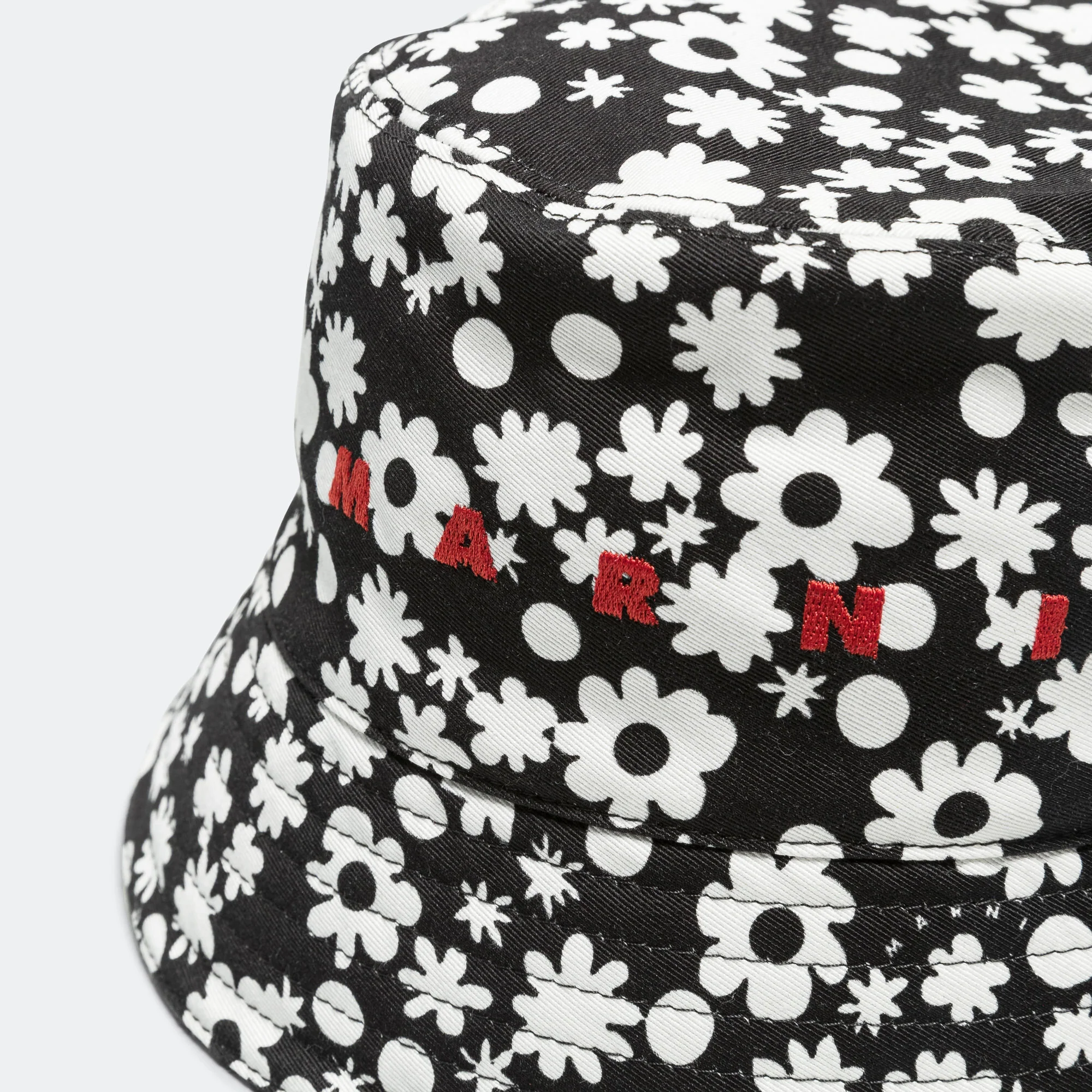 Pop Fields Cotton Twill Bucket Hat - Black - Image 3