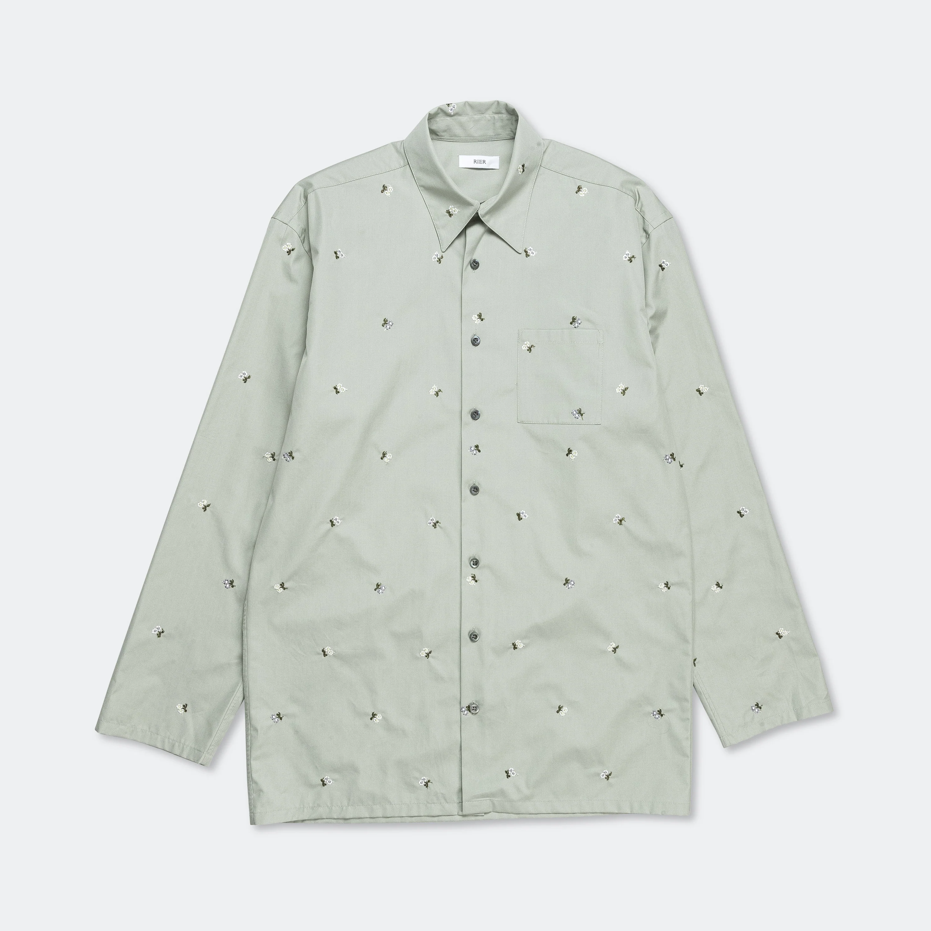 Popeline Shirt - Argile Flowers