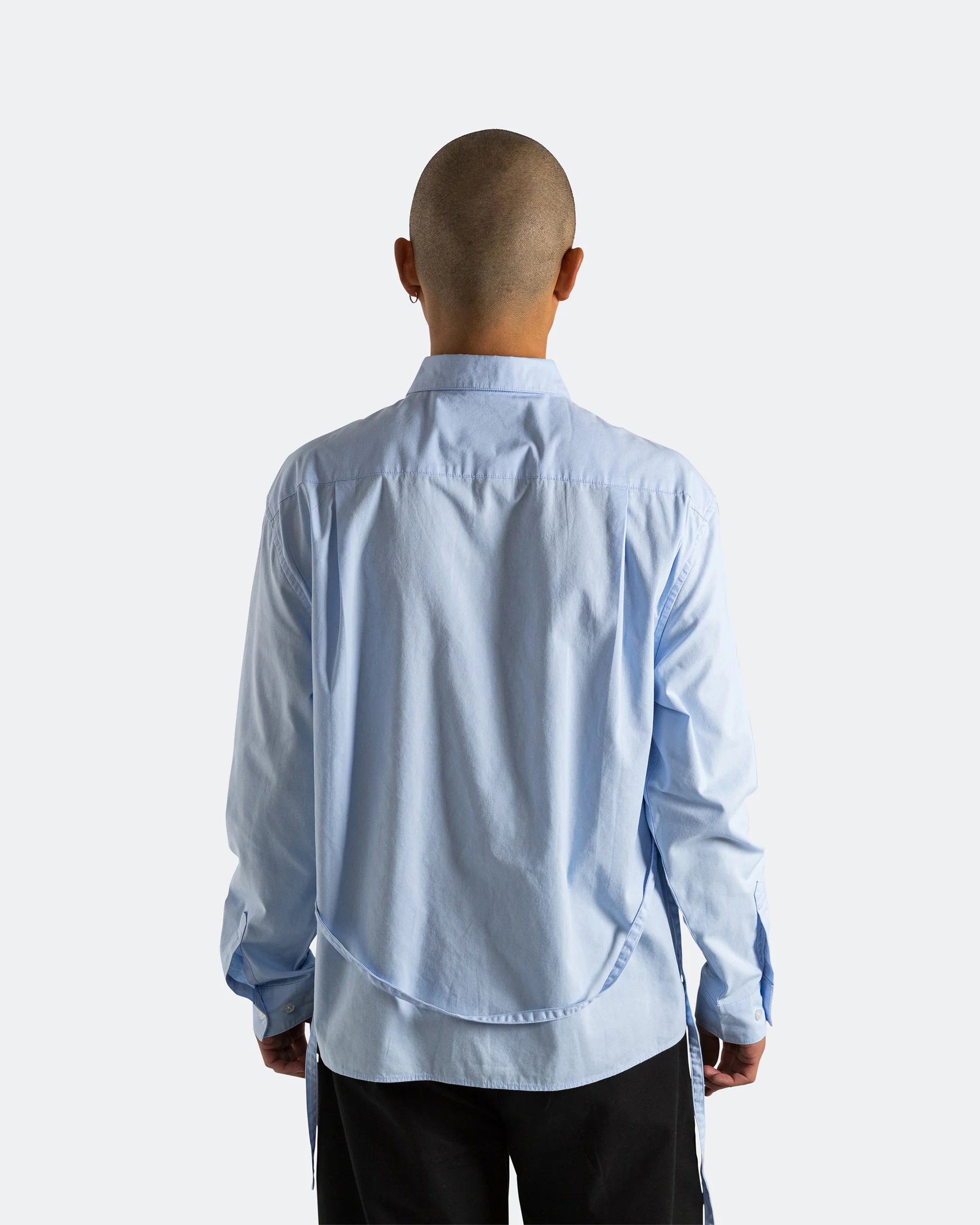 Poplin Loop Shirt - Blue - Image 3