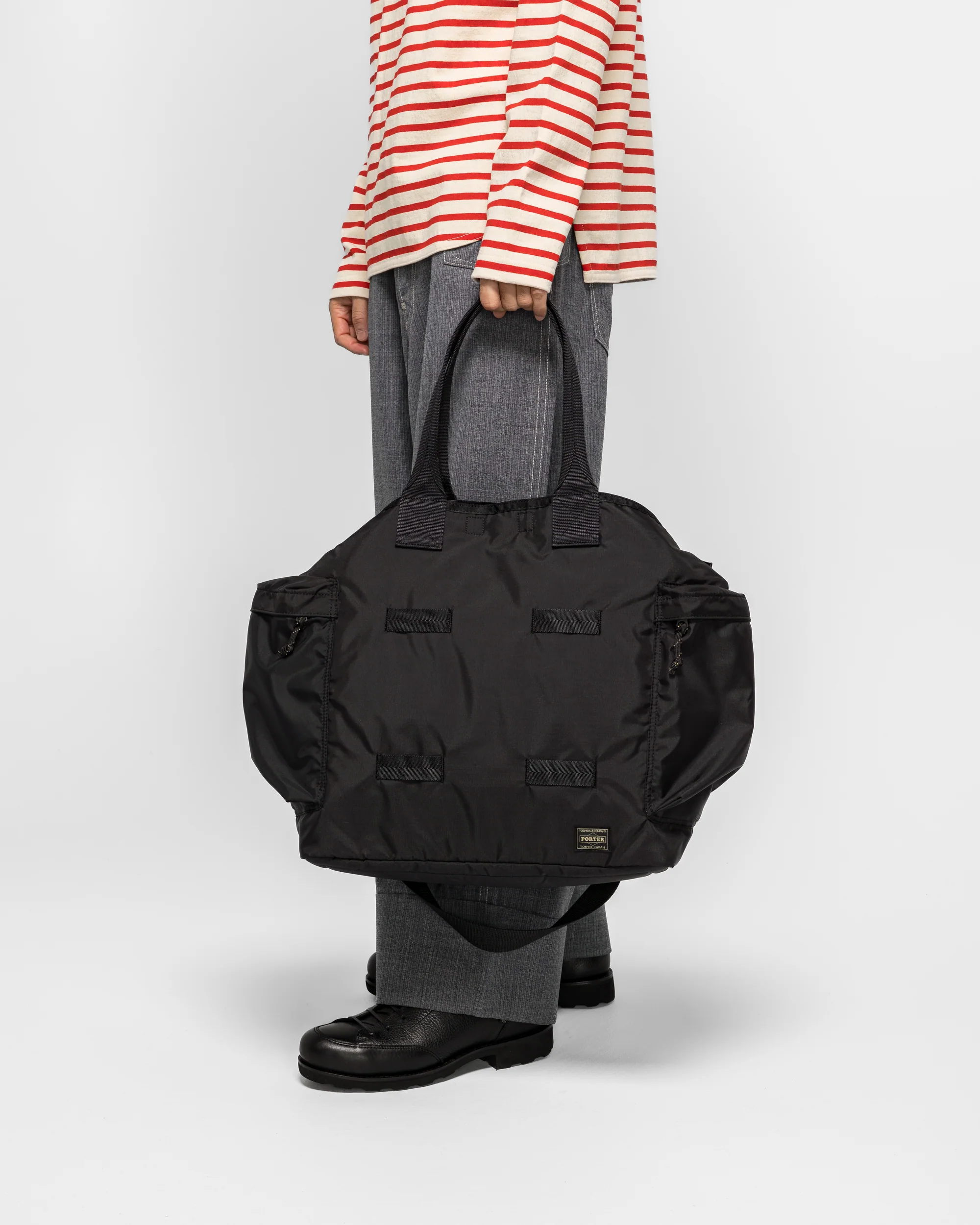 Force 2WAY Tote Bag - Black - Image 4