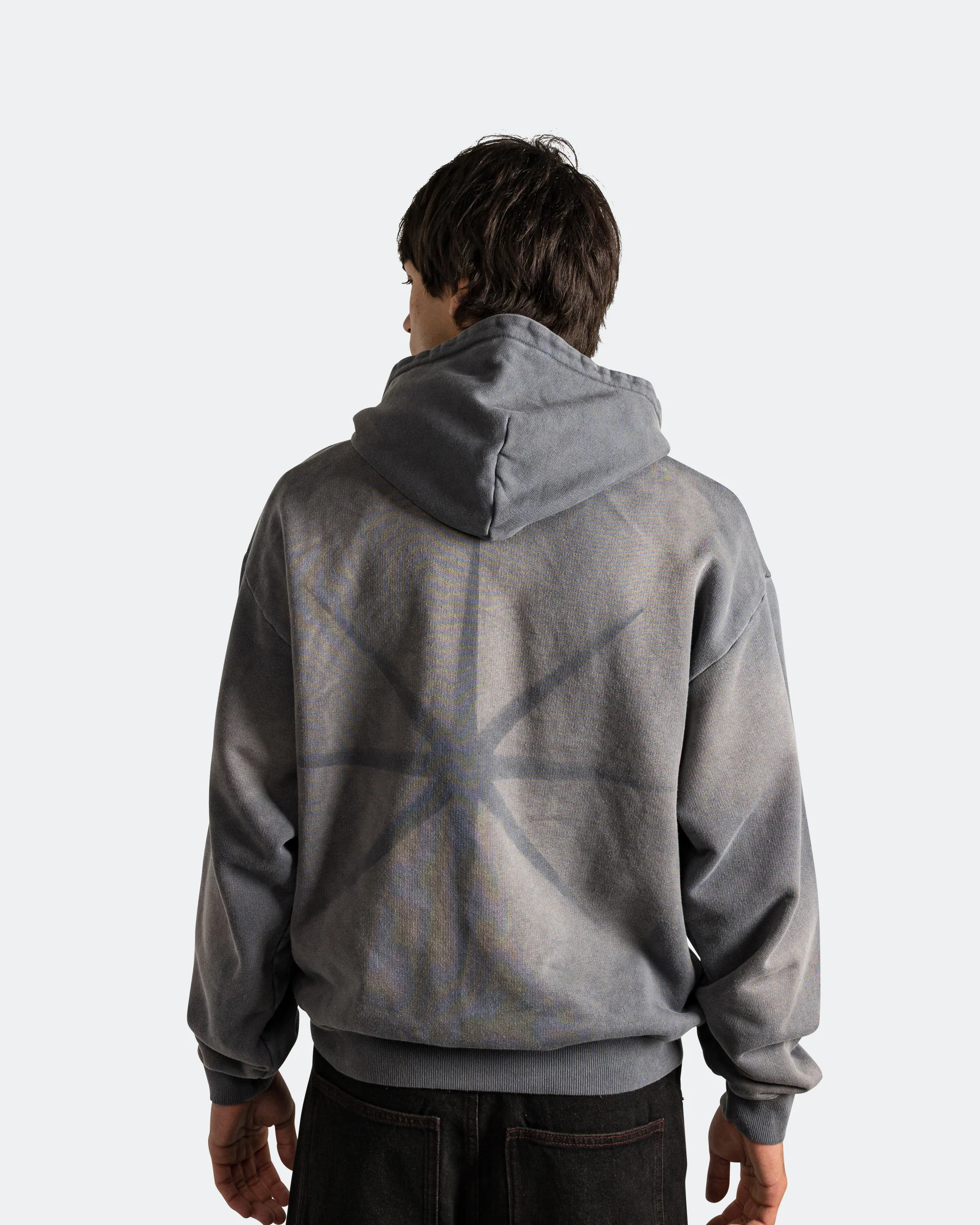 Pareidolia Hoodie - Faded Grey - Image 4