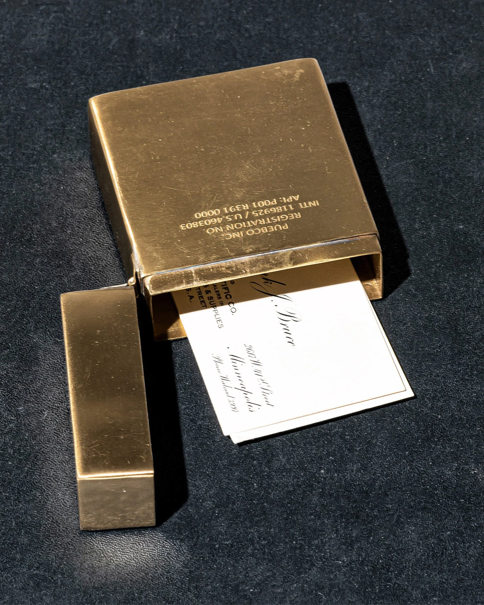 Playing Card Case - Brass - Image 3