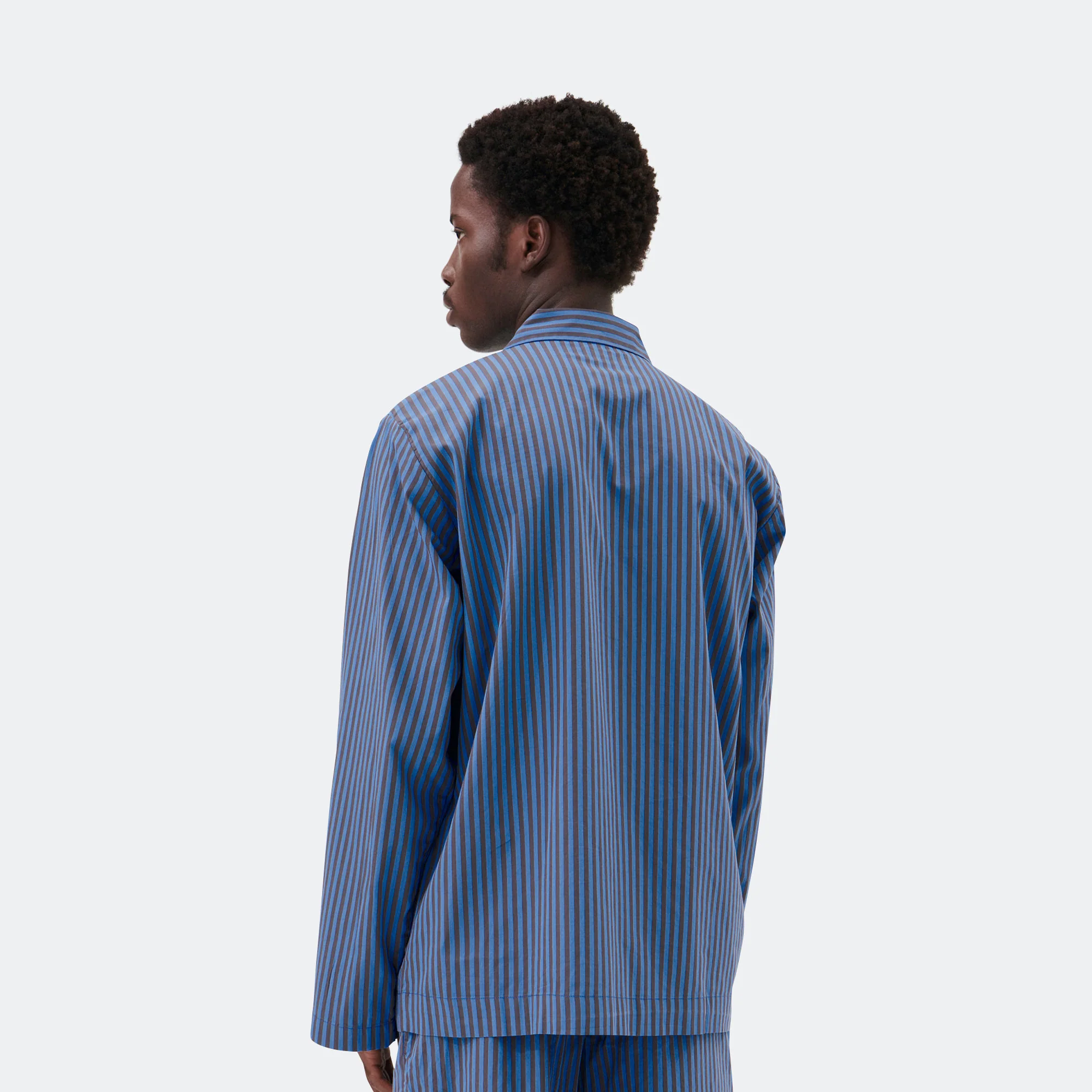 Pyjama Shirt - Verneuil Cotton Poplin - Image 2