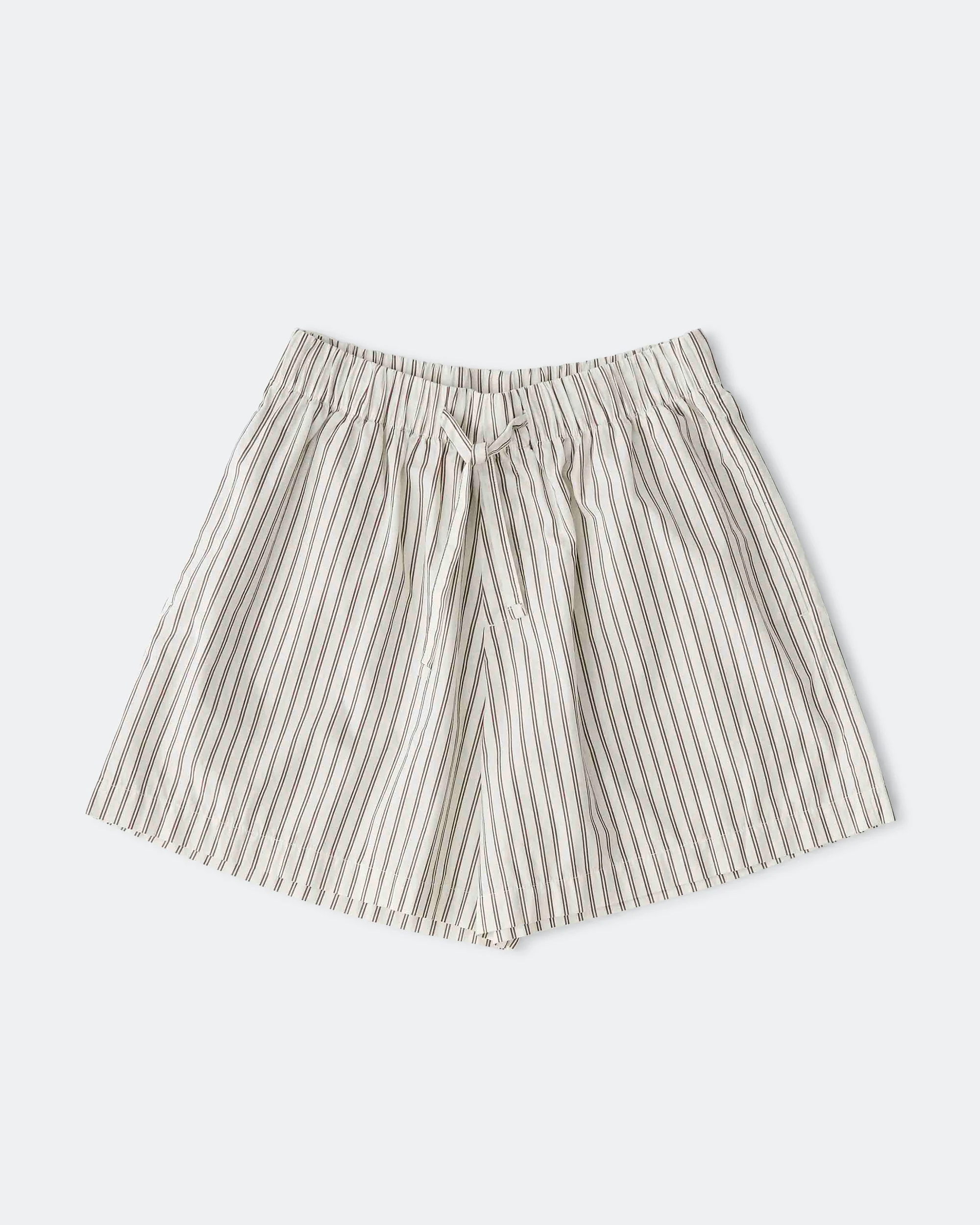 Pyjama Shorts - Hopper Stripes Cotton Poplin