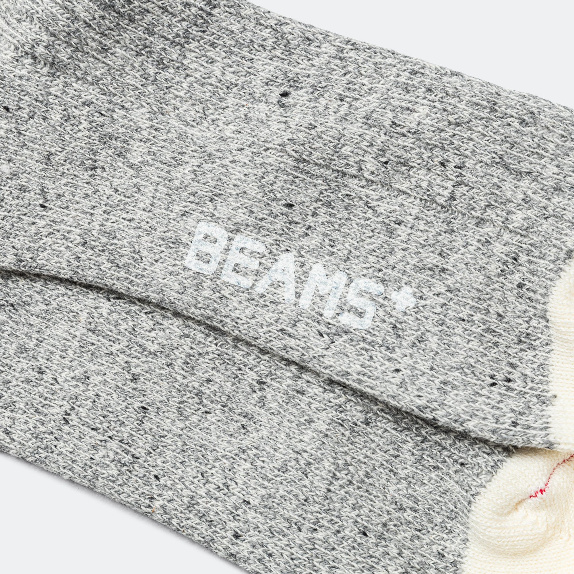 Rag Socks 1/4 - Grey/Red - Image 4