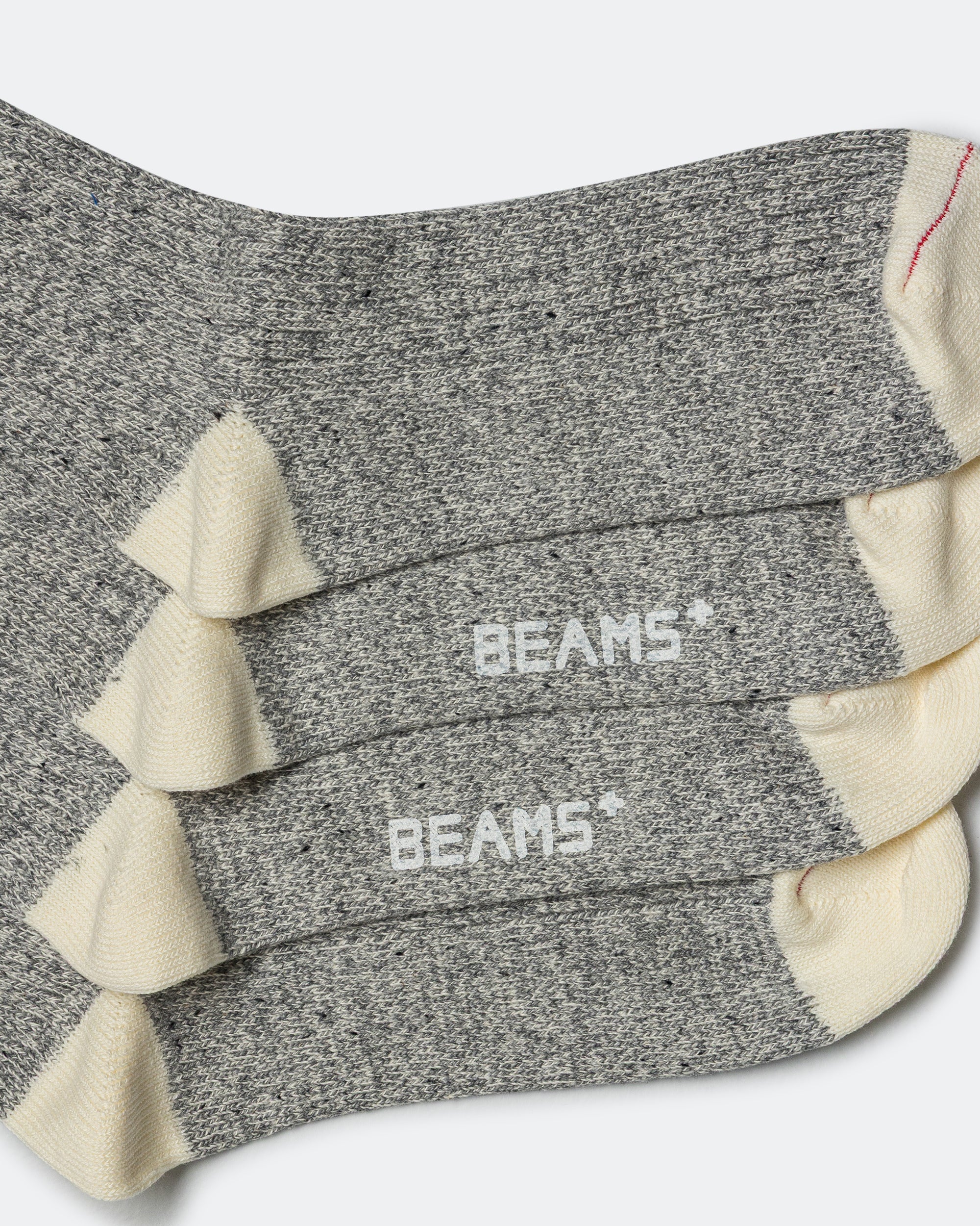 Rag Socks - Grey/Red - Image 4