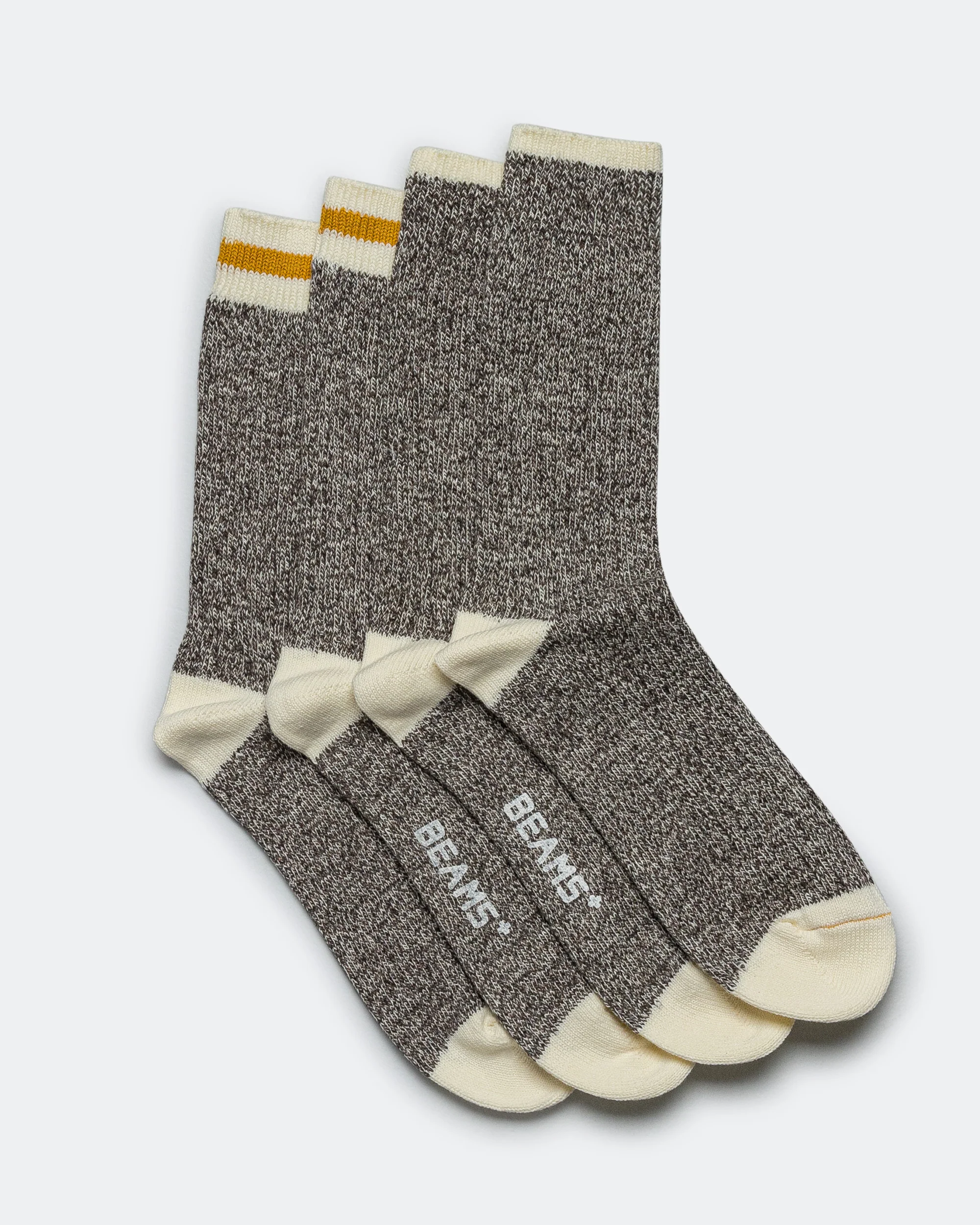 Rag Socks - Khaki/Yellow - Image 2