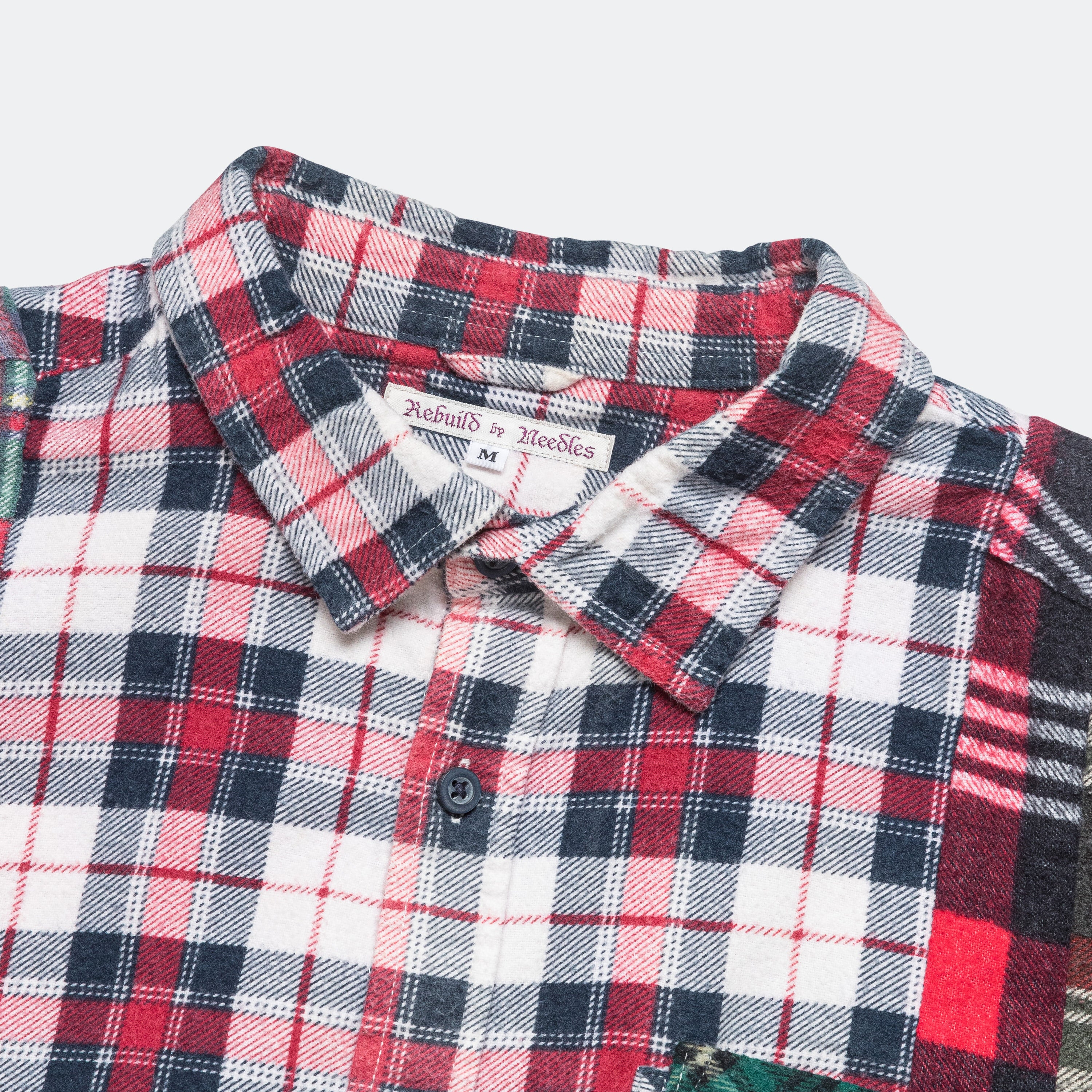 Rebuild Flannel 7 Cuts Shirt SS25 - Medium #2 - Image 2