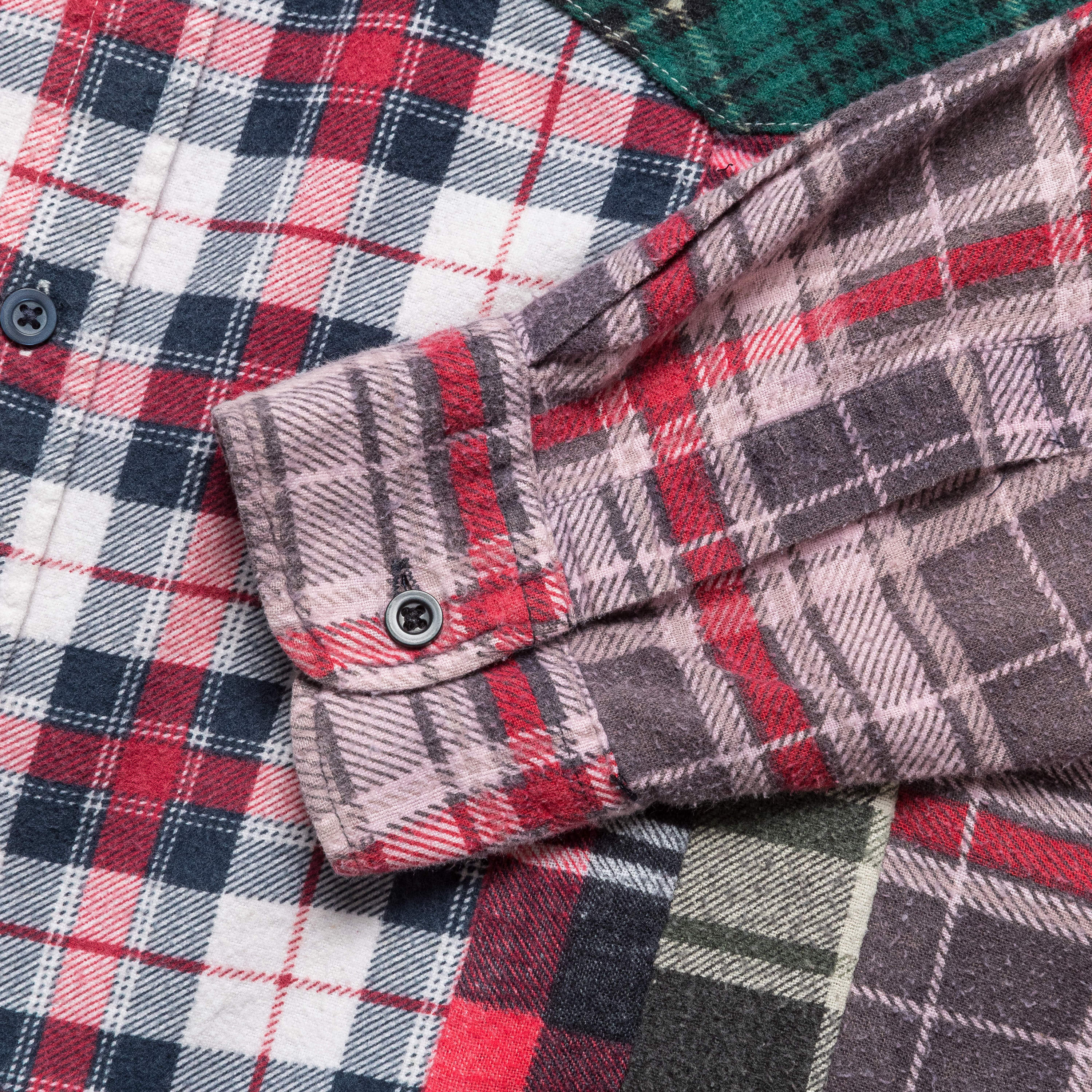 Rebuild Flannel 7 Cuts Shirt SS25 - Medium #2 - Image 4