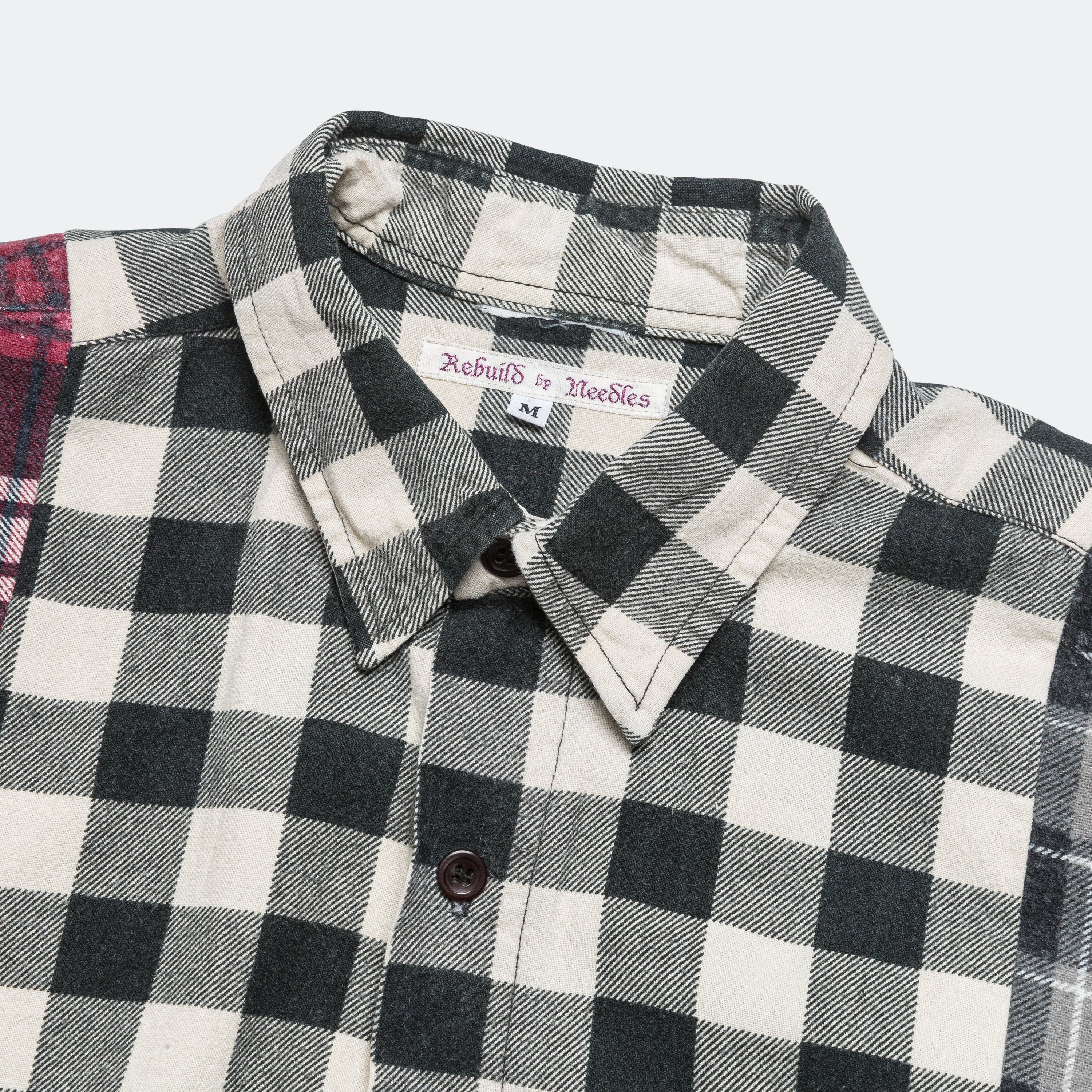 Rebuild Flannel 7 Cuts Shirt SS25 - Medium #3 - Image 2