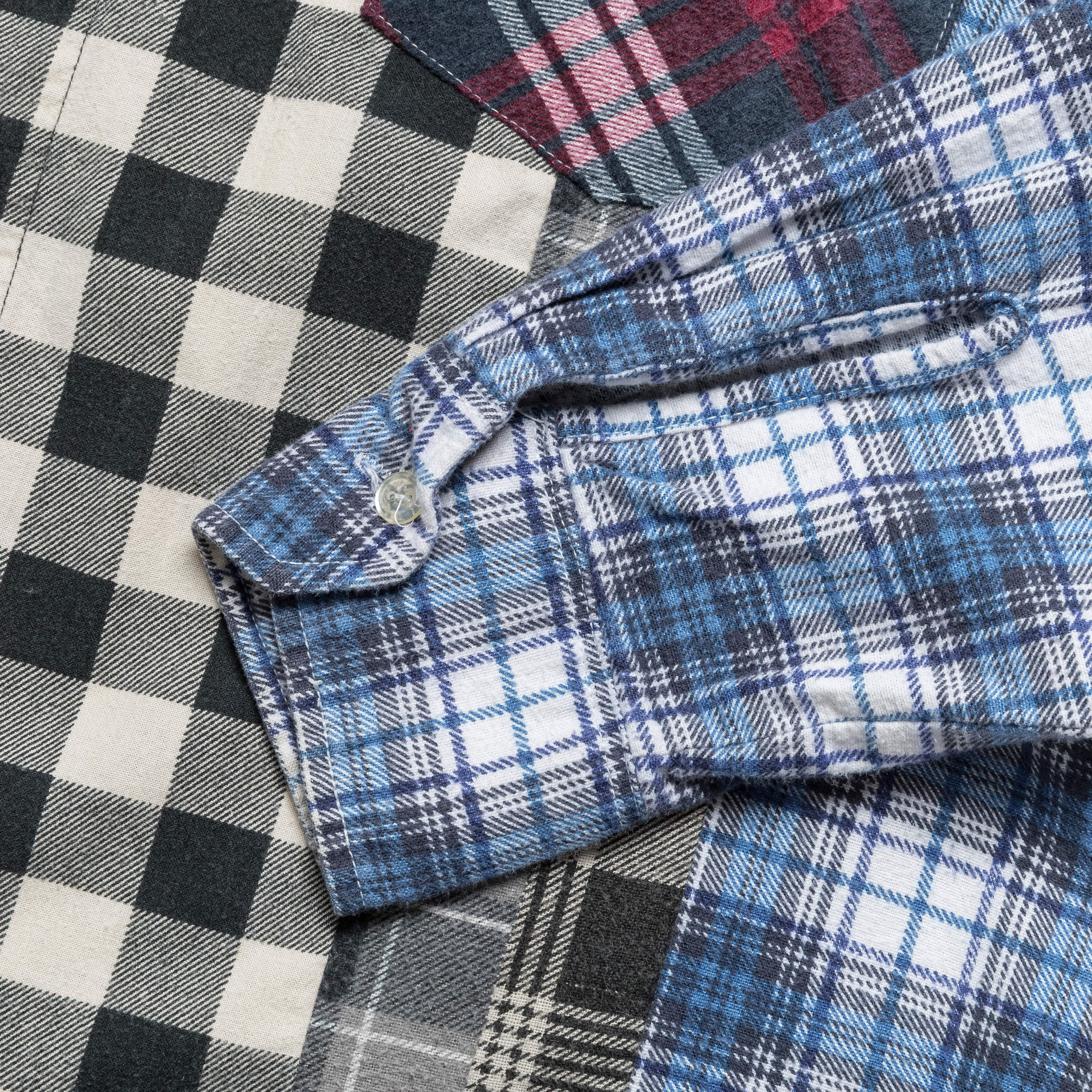 Rebuild Flannel 7 Cuts Shirt SS25 - Medium #3 - Image 4