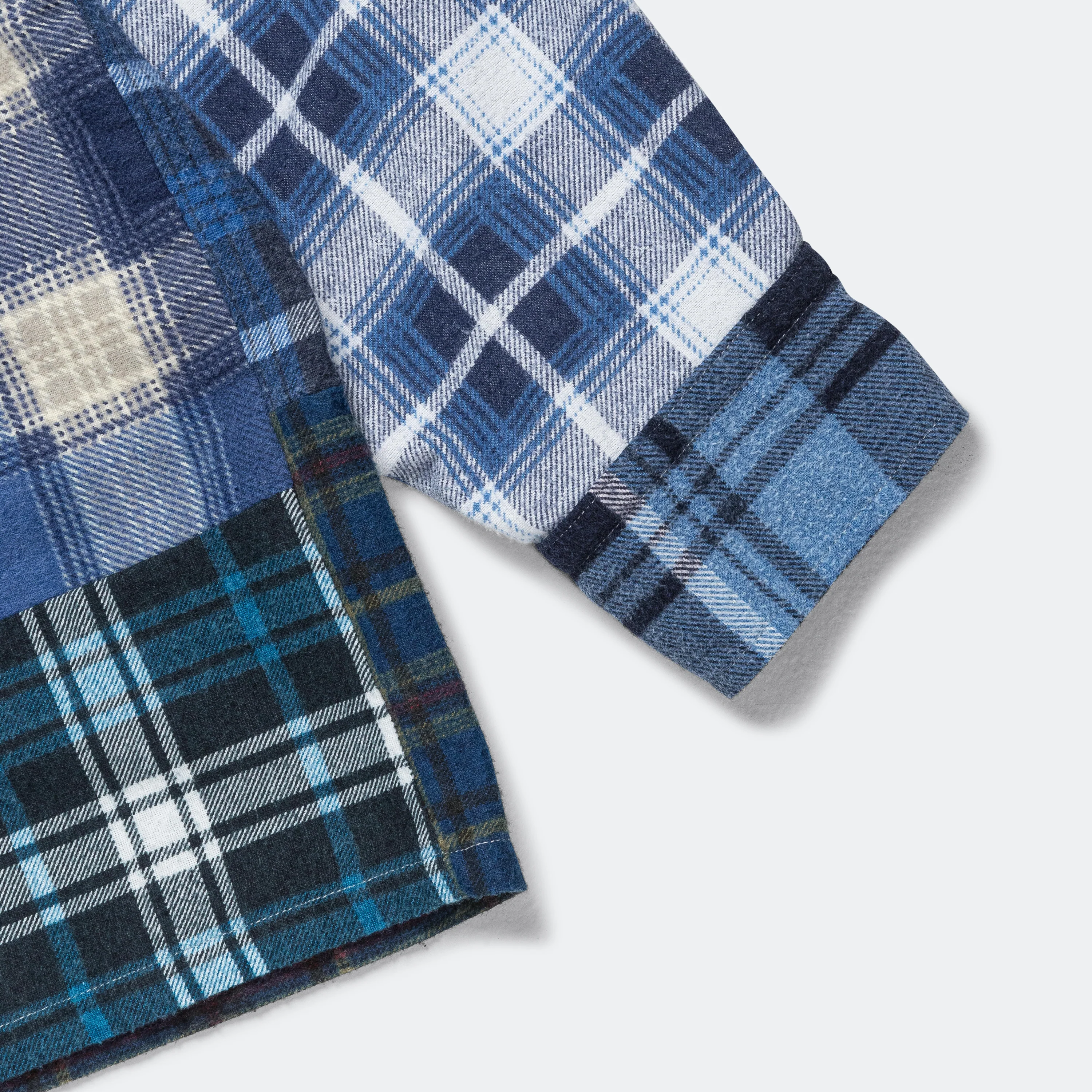 Rebuild Flannel Straight Hem Shirt SS25 - Large #4 - Image 8
