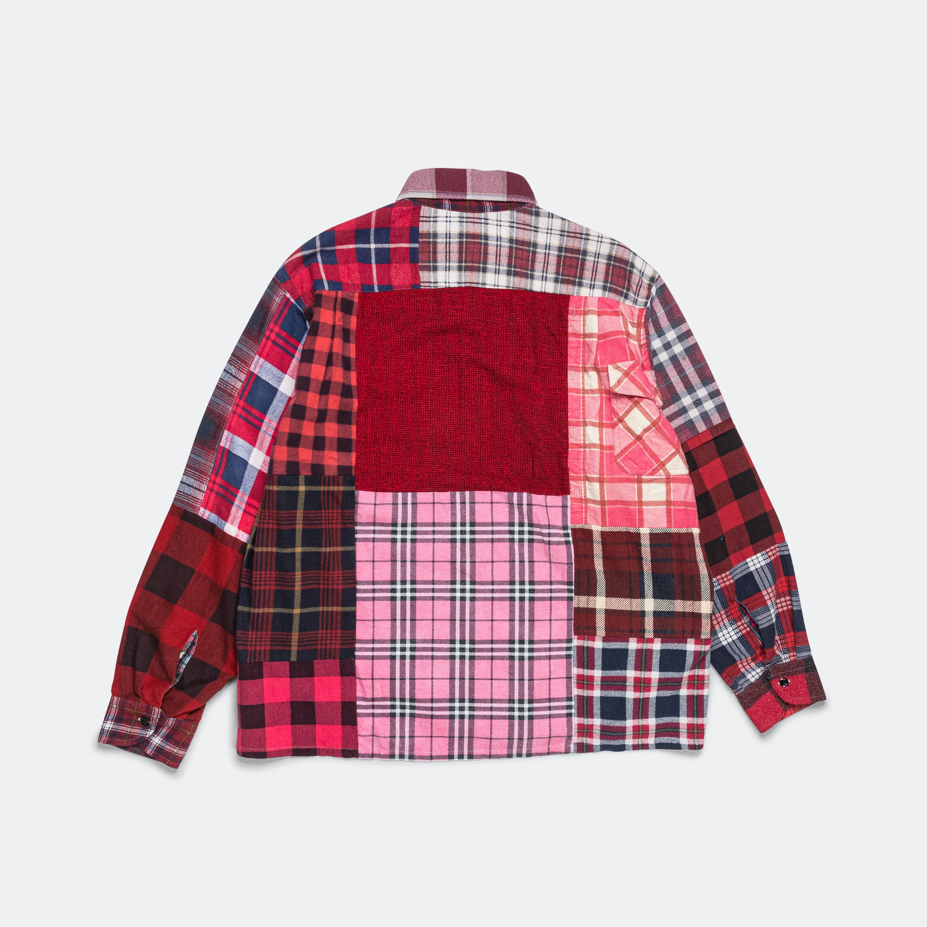Rebuild Flannel Straight Hem Shirt SS25 - Large #8 - Image 2