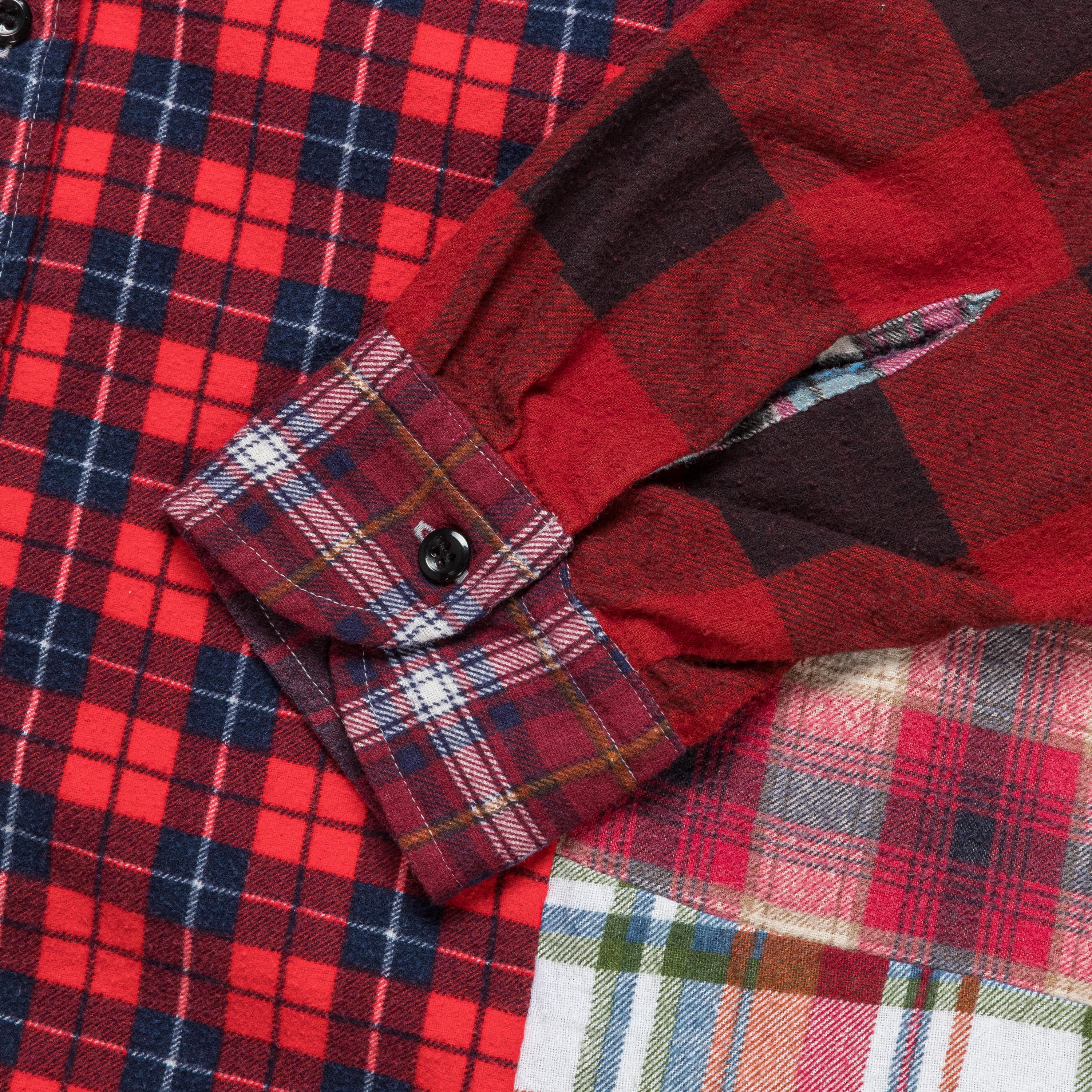 Rebuild Flannel Straight Hem Shirt SS25 - Large #8 - Image 6