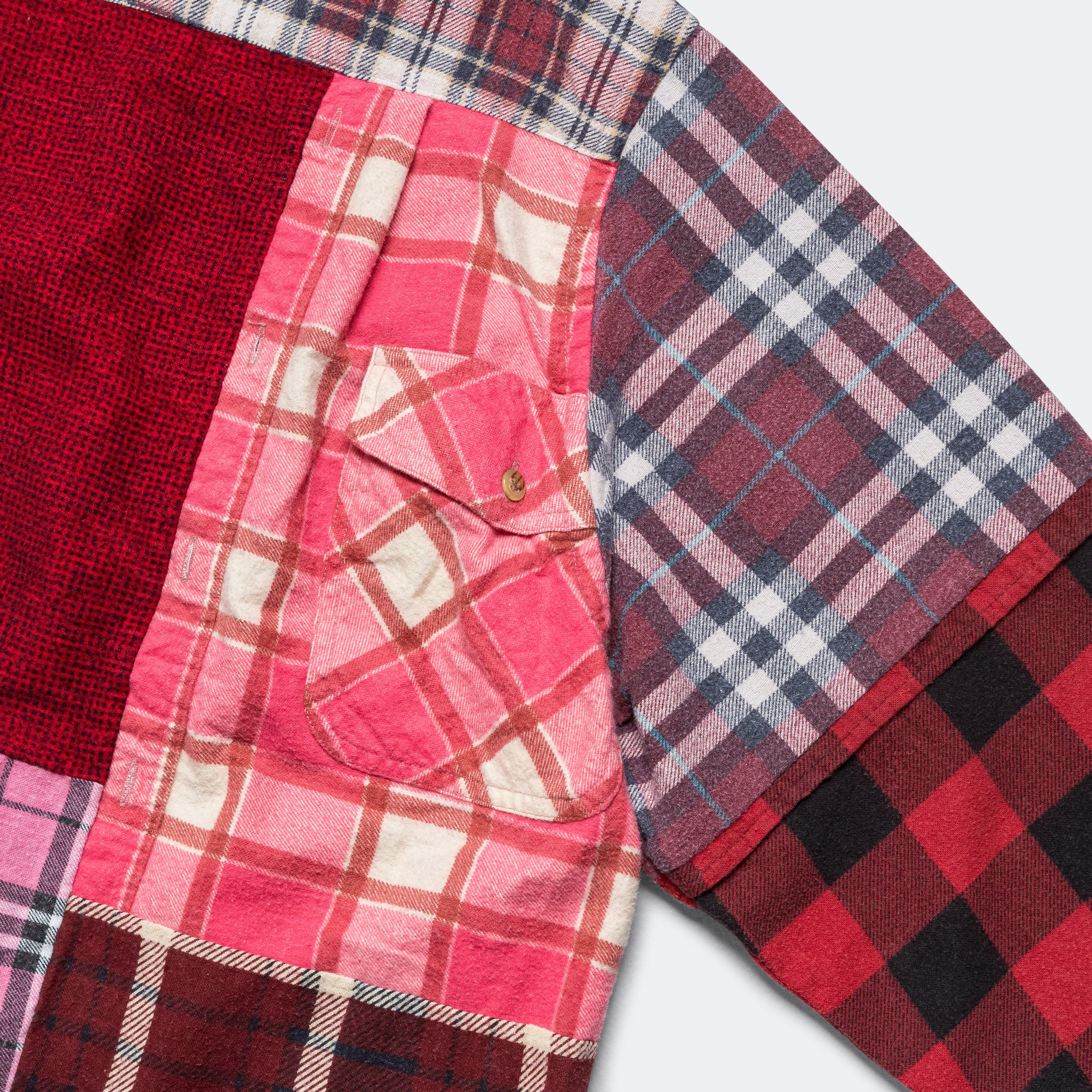 Rebuild Flannel Straight Hem Shirt SS25 - Large #8 - Image 8