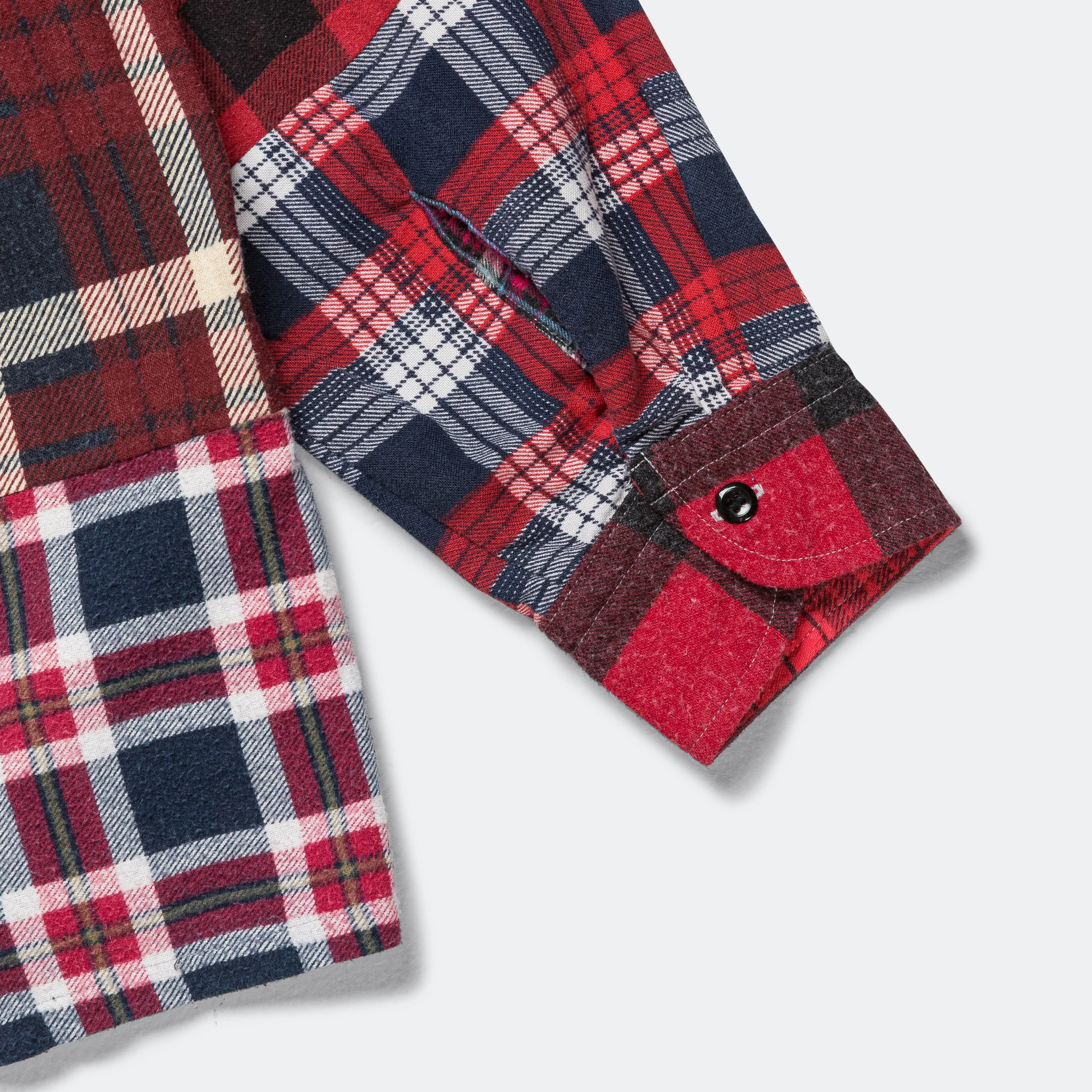Rebuild Flannel Straight Hem Shirt SS25 - Large #8 - Image 9